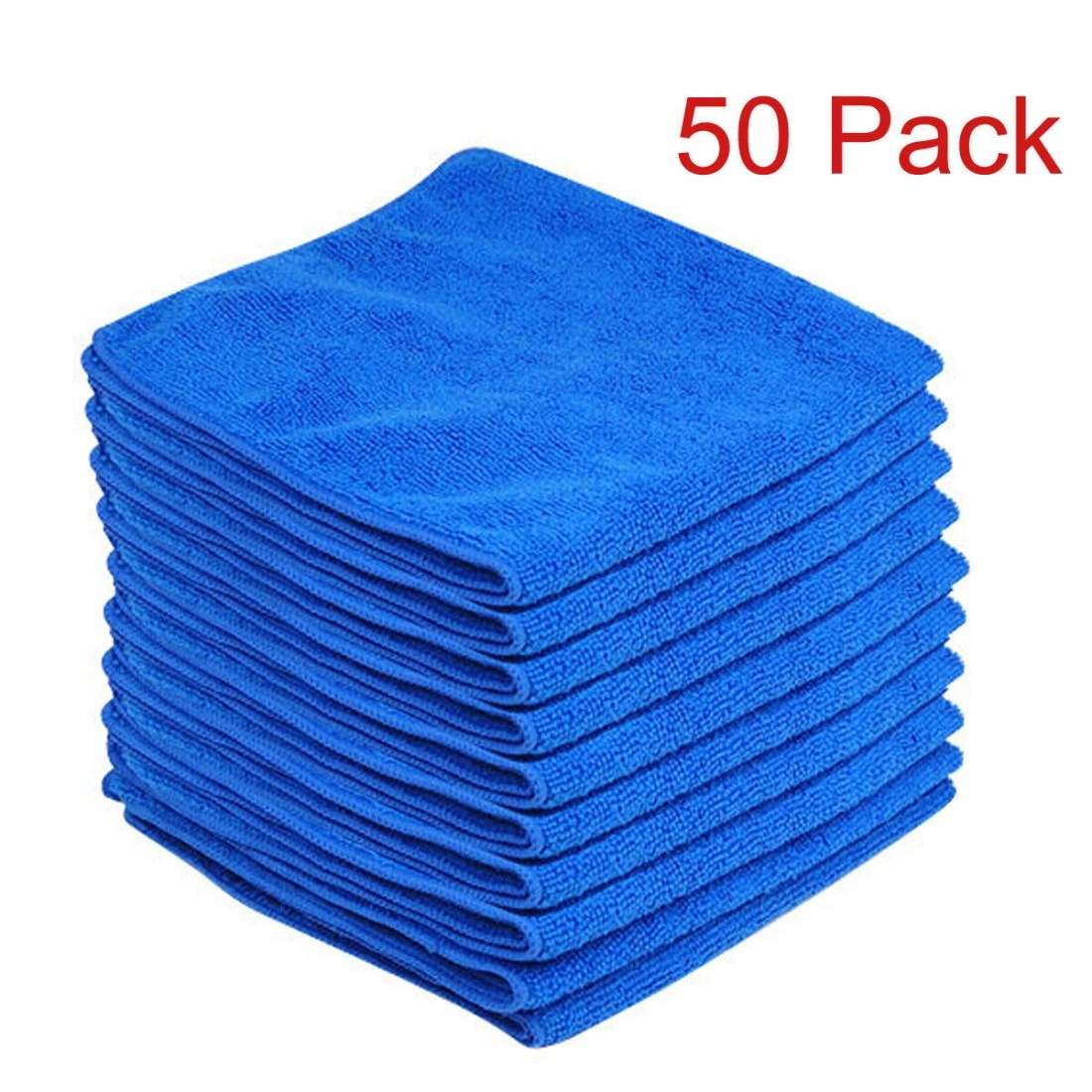 50X Large Microfibre Cleaning Cloths Auto Car Detailing Soft Towel Duster Wash view 3