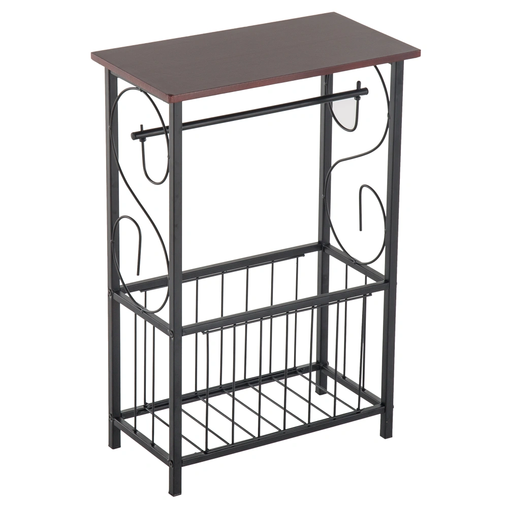Multifunctional Indoor Side Table, Portable Bathroom vanity Table, Compact Coffee Table for Living Room Bedroom view 2