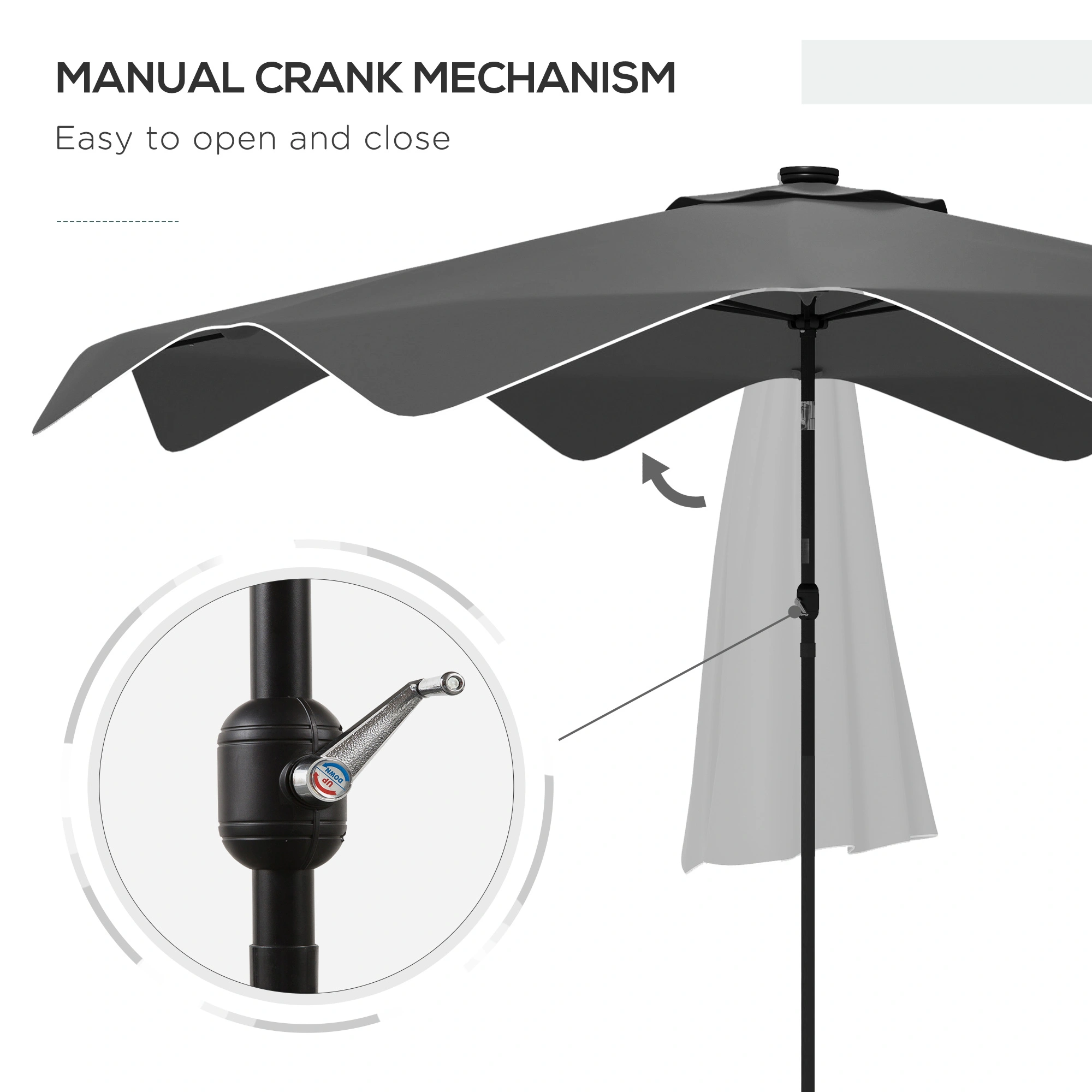 Premium Wall Mounted Umbrella Stand - Rust-Resistant Steel Doorway Hook for Walking Sticks, Canes & Carts, Indoor/Outdoor Use view 3