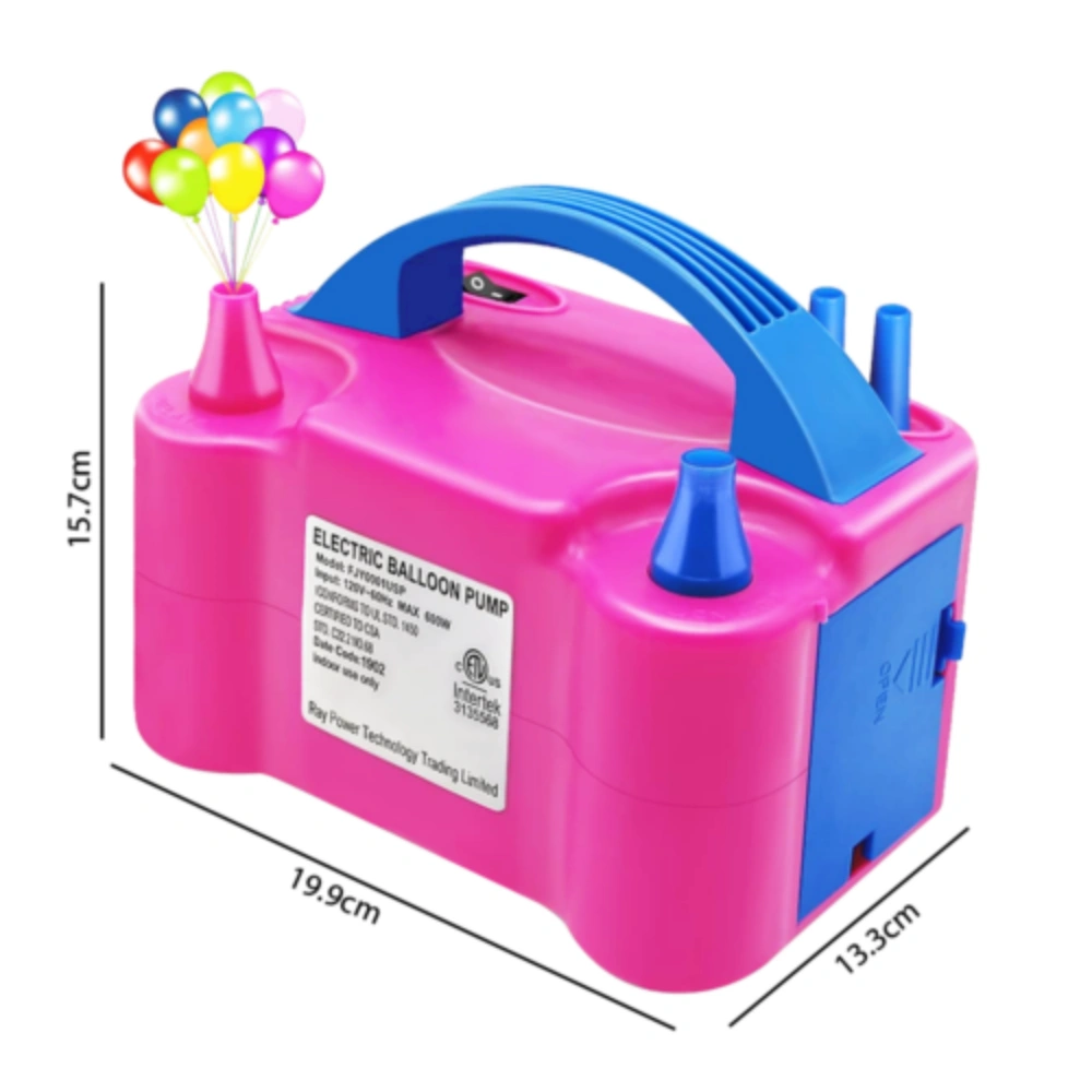 13000PA Electric Balloon Inflator Pump Dual Nozzle Air Blower for Party Christmas Decorations UK view 3
