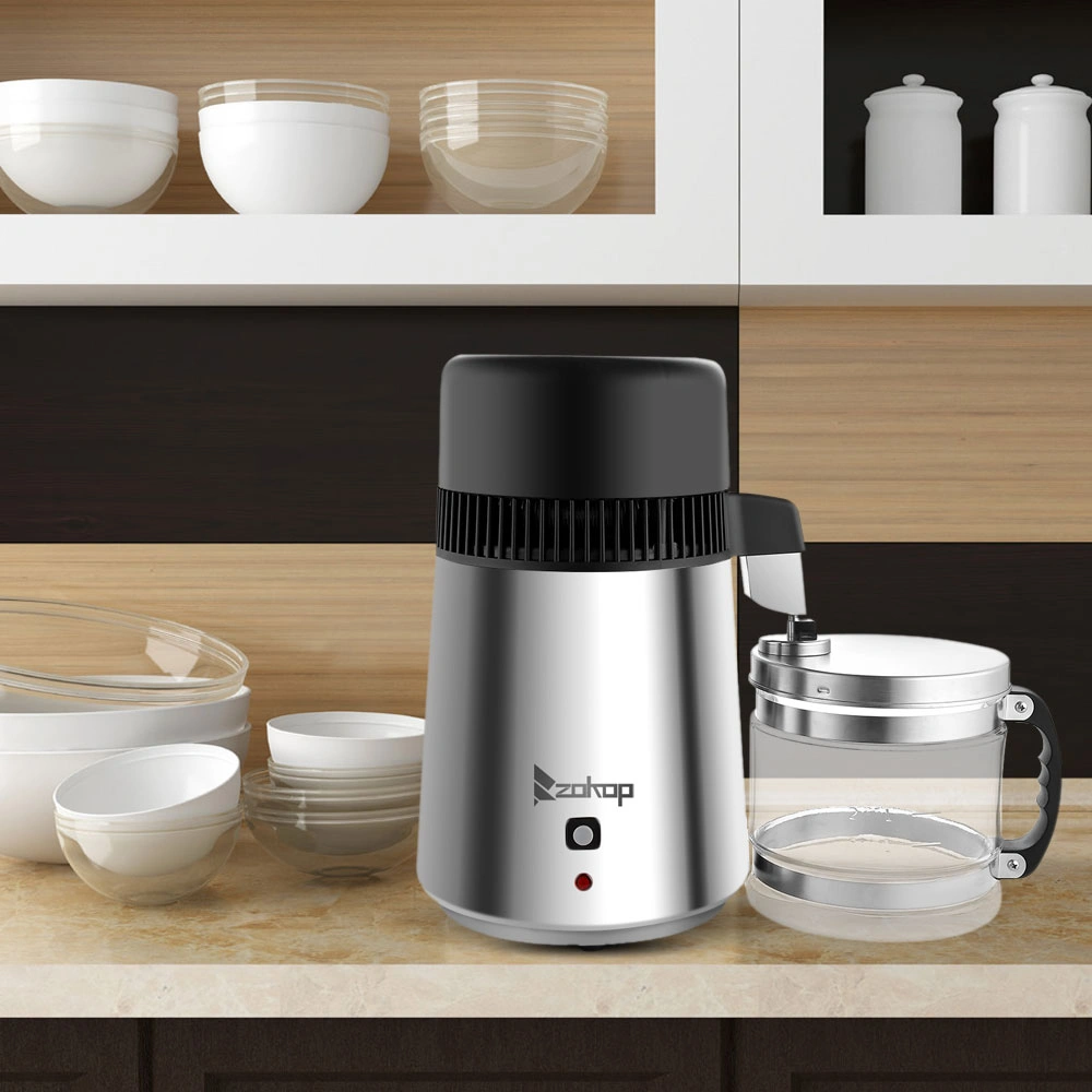 750W Electric Water Distiller & Purifier | Stainless Steel & Glass Construction | Pure Water Filter System view 2