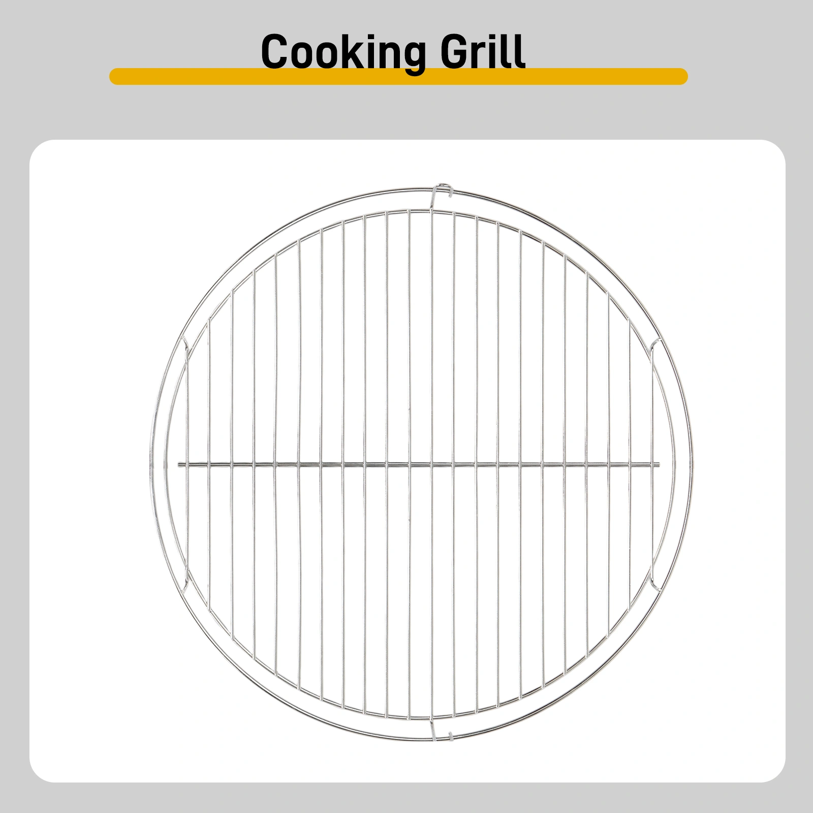 Campfire Tripod Grill, Adjustable Height BBQ Grill Grate for Cooking Over Fire, Firepit Cooking Rack, Black view 10