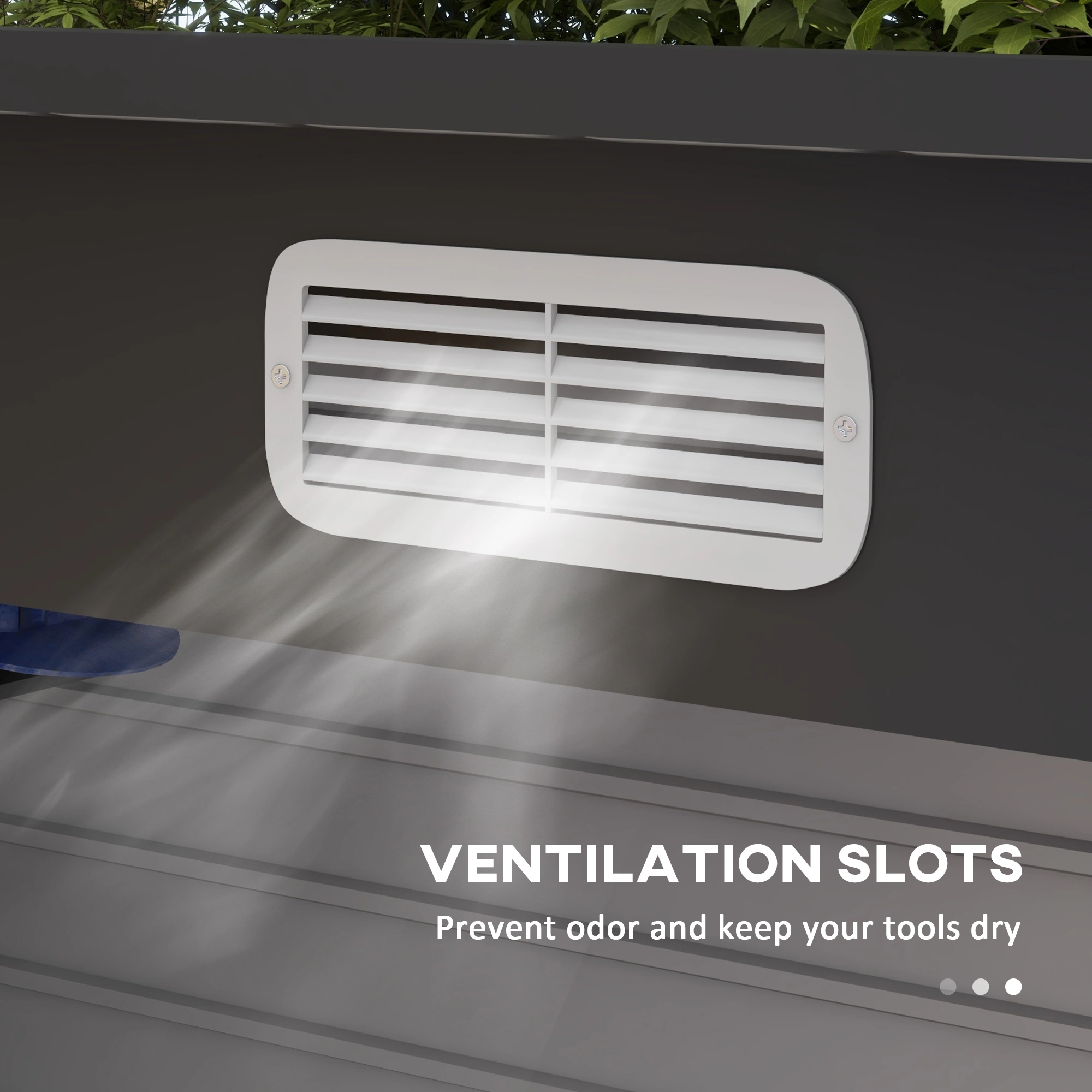 Compact Garden Shed - Durable Metal Outdoor Storage House view 2