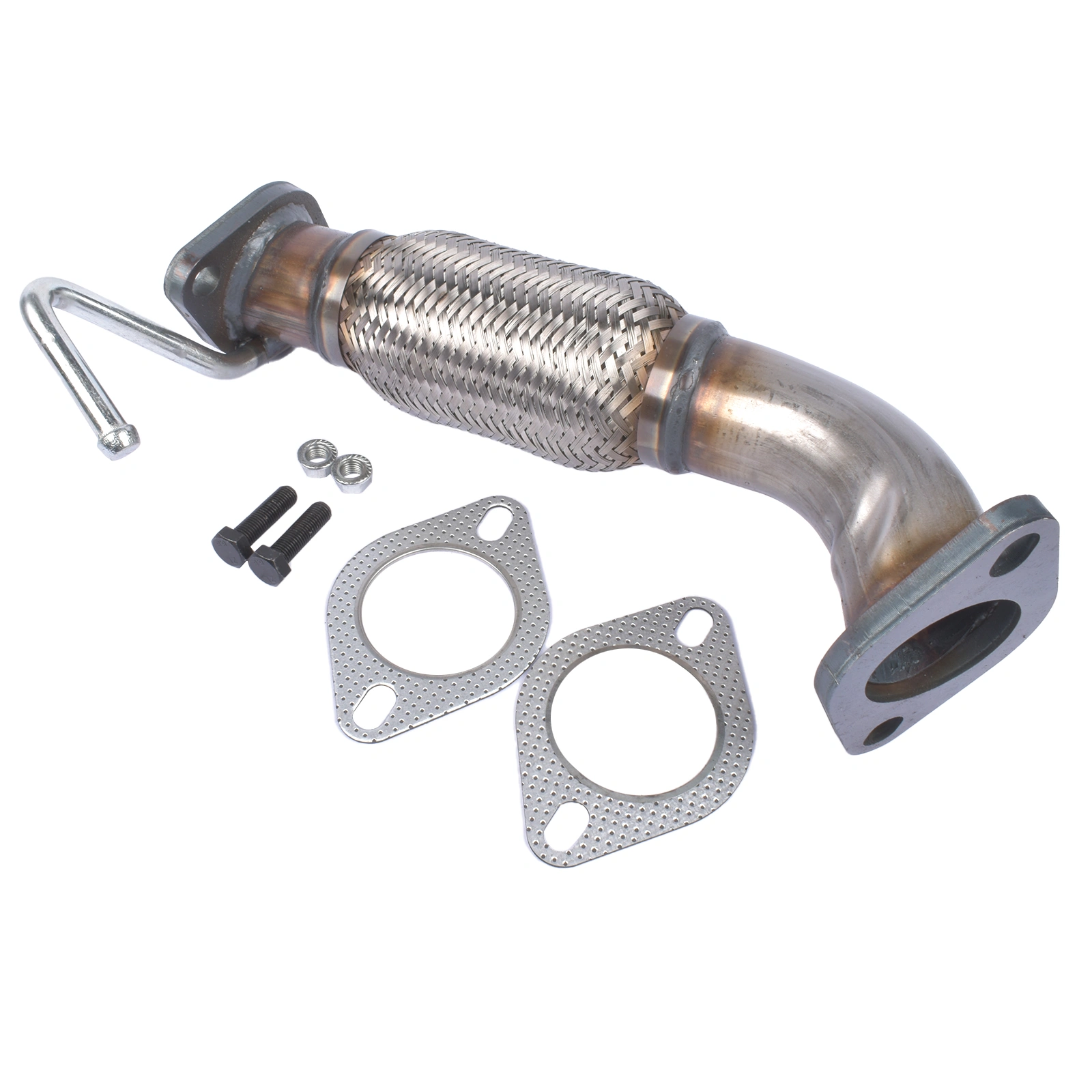 Front Flex Exhaust Pipe for Hyundai Elantra 2011-2016 & Kia Forte 1.8L - No O2 Sensor Port - 52597 view 3