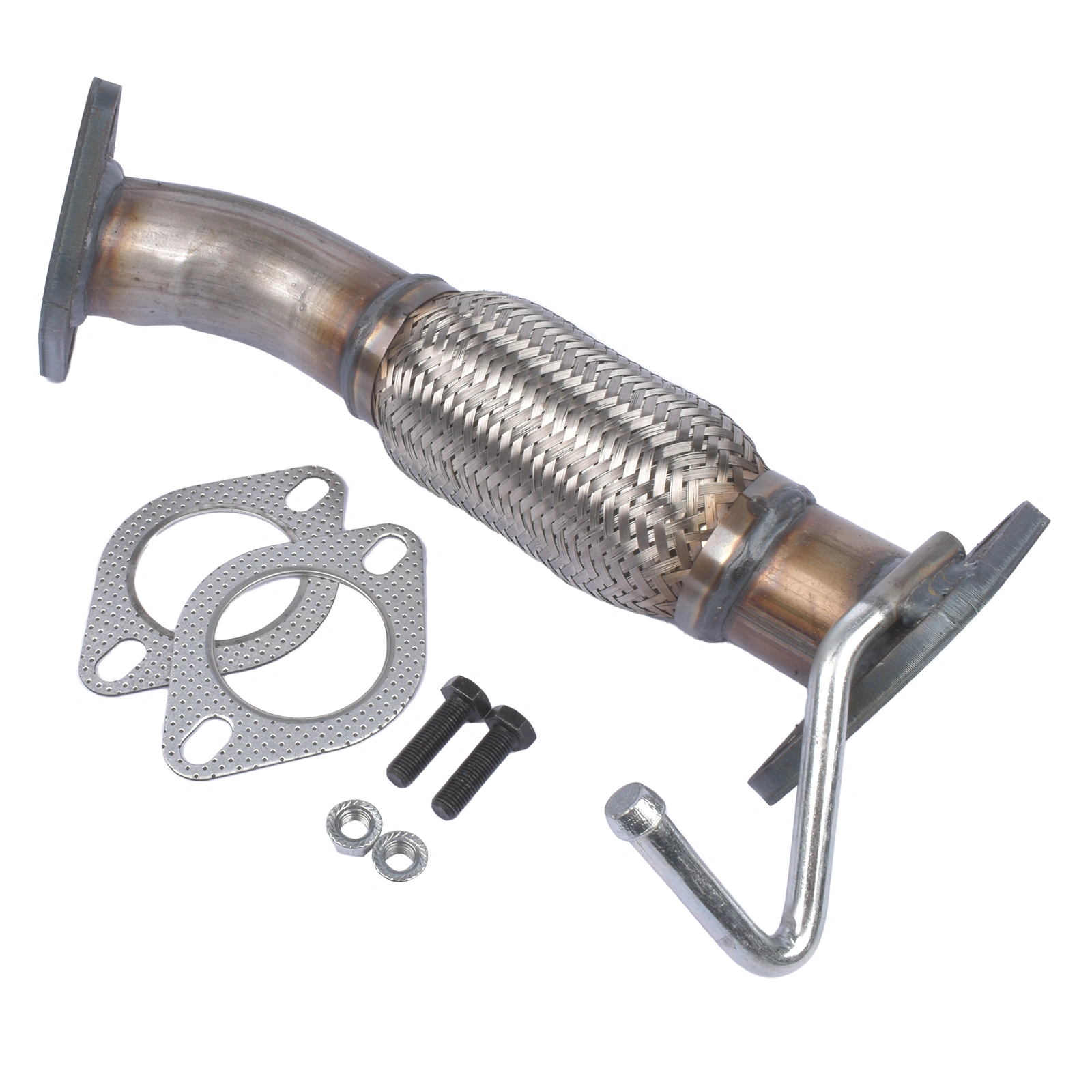 Front Flex Exhaust Pipe for Hyundai Elantra 2011-2016 & Kia Forte 1.8L - No O2 Sensor Port - 52597 view 5