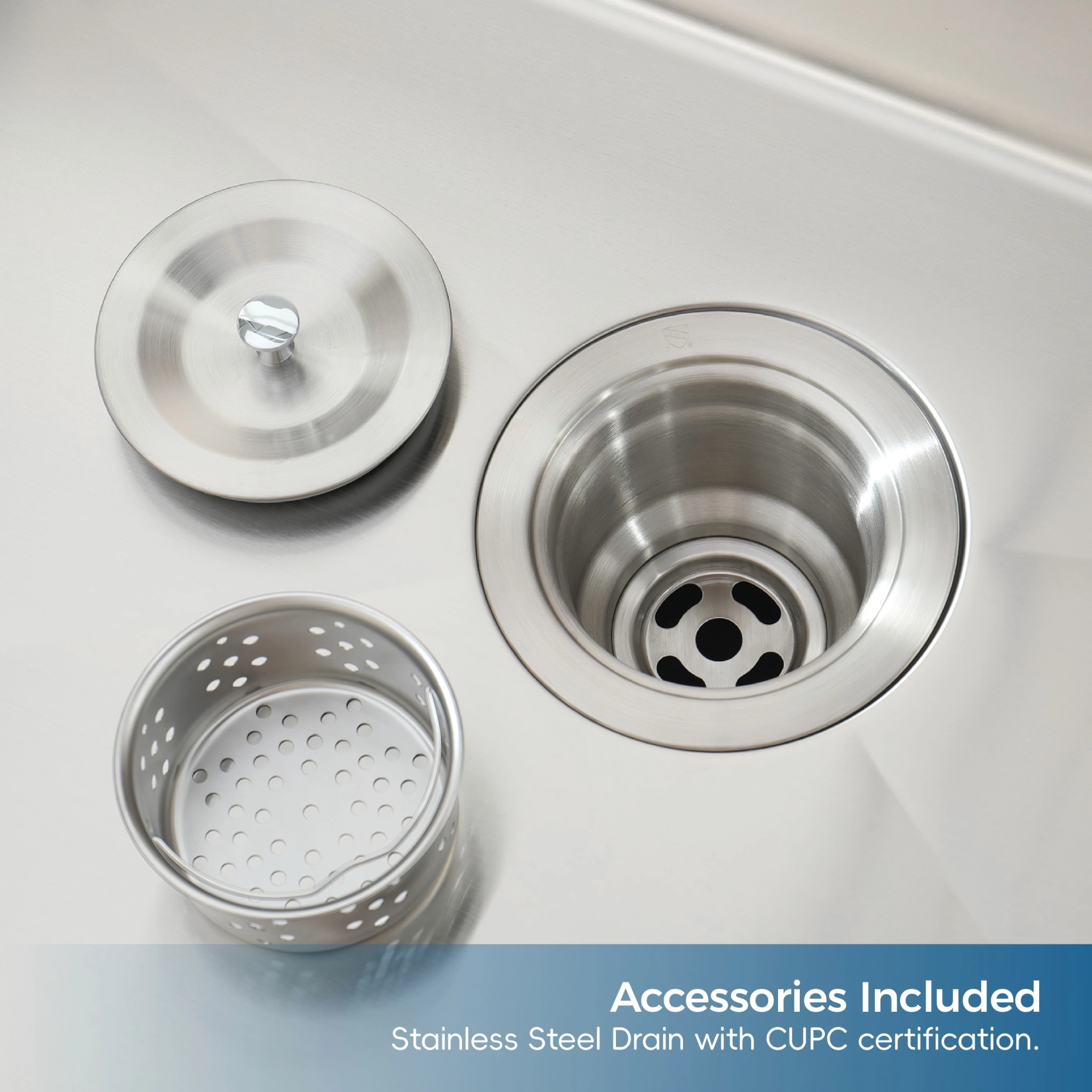 Stainless Steel Kitchen Sink, 23″x19″ Single Bowl, Undermount Handmade Sink in Dark Gray, with US Standard Drain and HookUnable ship on weekends, TK/TEMU only for pickup, only TX10643 warehouse supports GOFO view 11