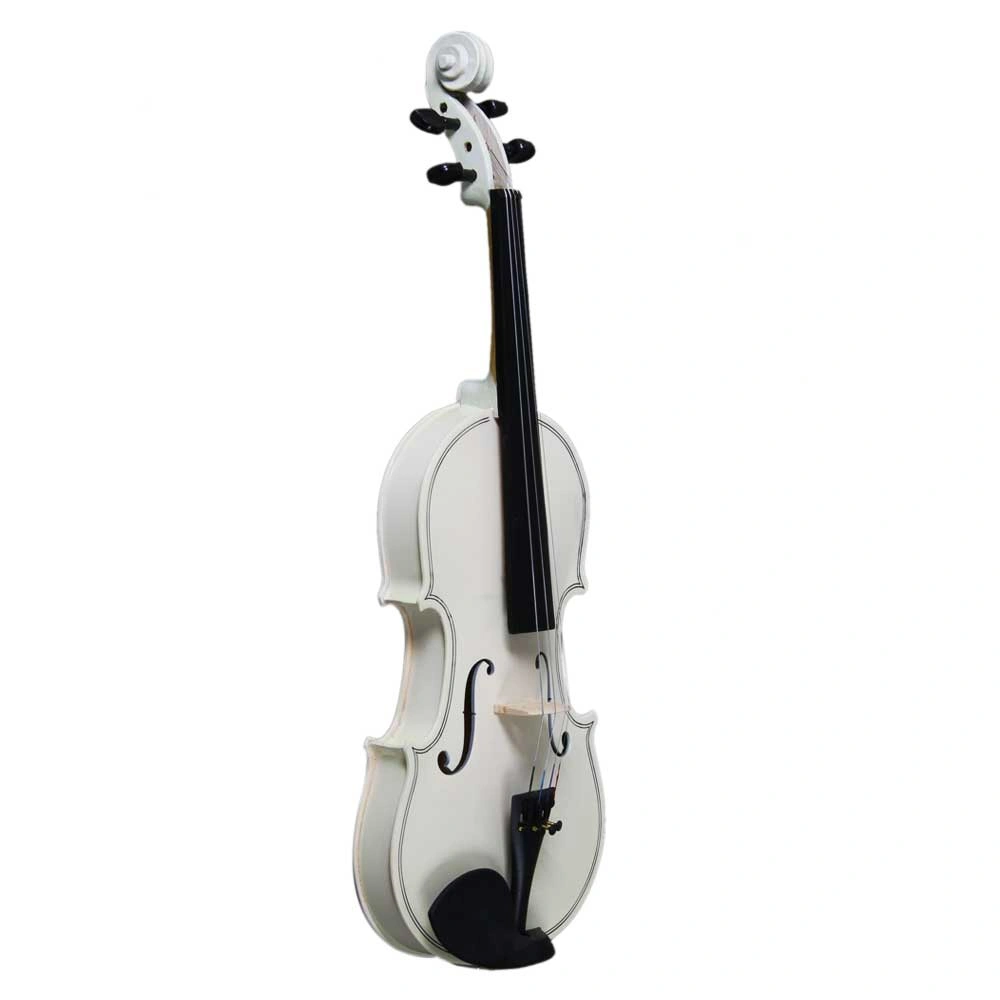 New 4/4 Acoustic Violin Case Bow Rosin White view 4