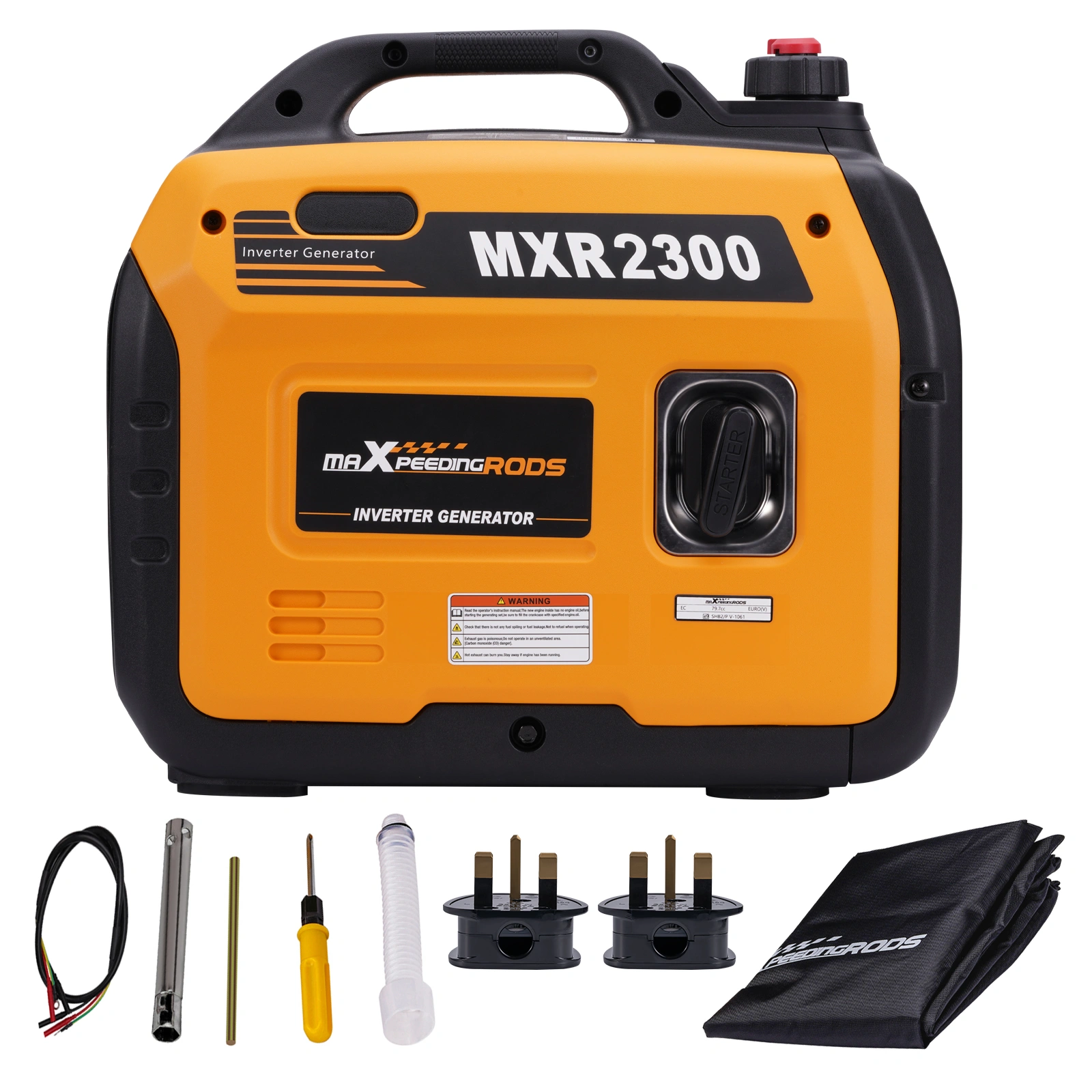 3KW Petrol Inverter Generator Portable Quiet 4-Stroke Suitcase for Camping RV