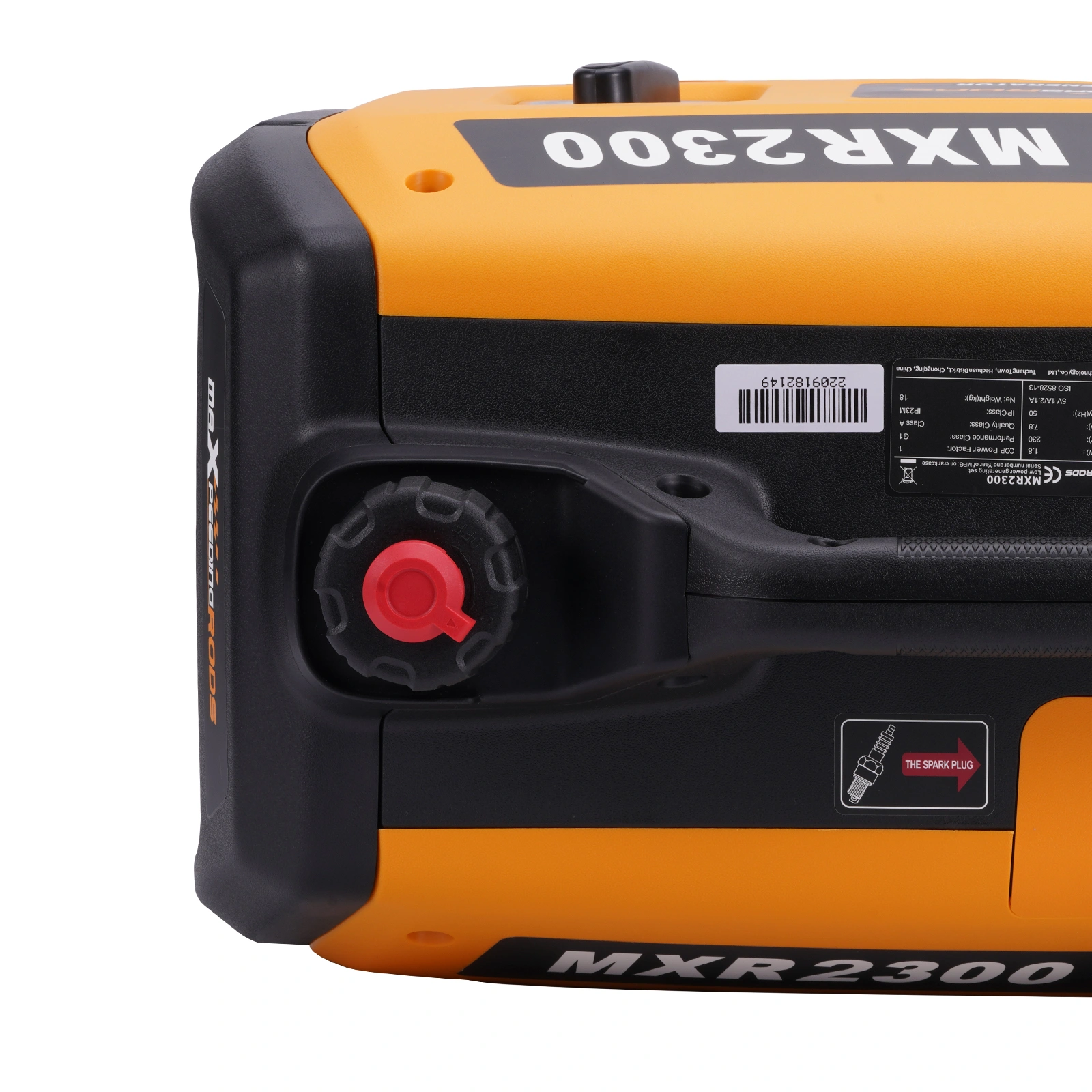 3KW Petrol Inverter Generator Portable Quiet 4-Stroke Suitcase for Camping RV view 3