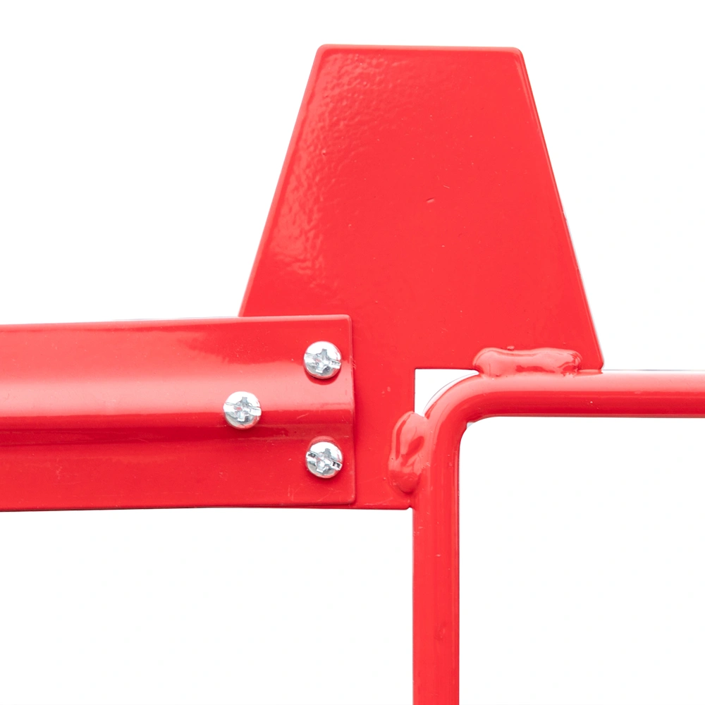 8FT Weather Resistant Yard Garden Windmill Red view 16