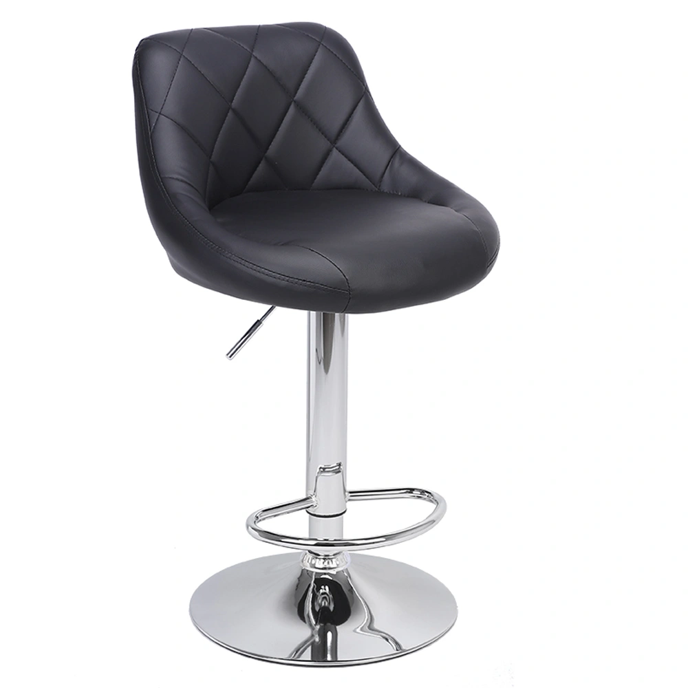 Bar Stool Set of 2 - Mid-Century Modern Counter Height Stools, Padded Seat, Metal Frame, Indoor Outdoor Dining Chair view 2