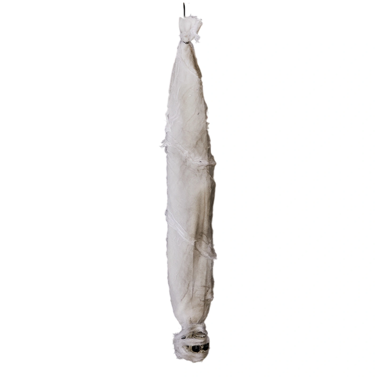 3ft Halloween Animated Hanging Cocoon Corpse Decoration, Motion Horror Scream Prop for Haunted House Indoor Outdoor
