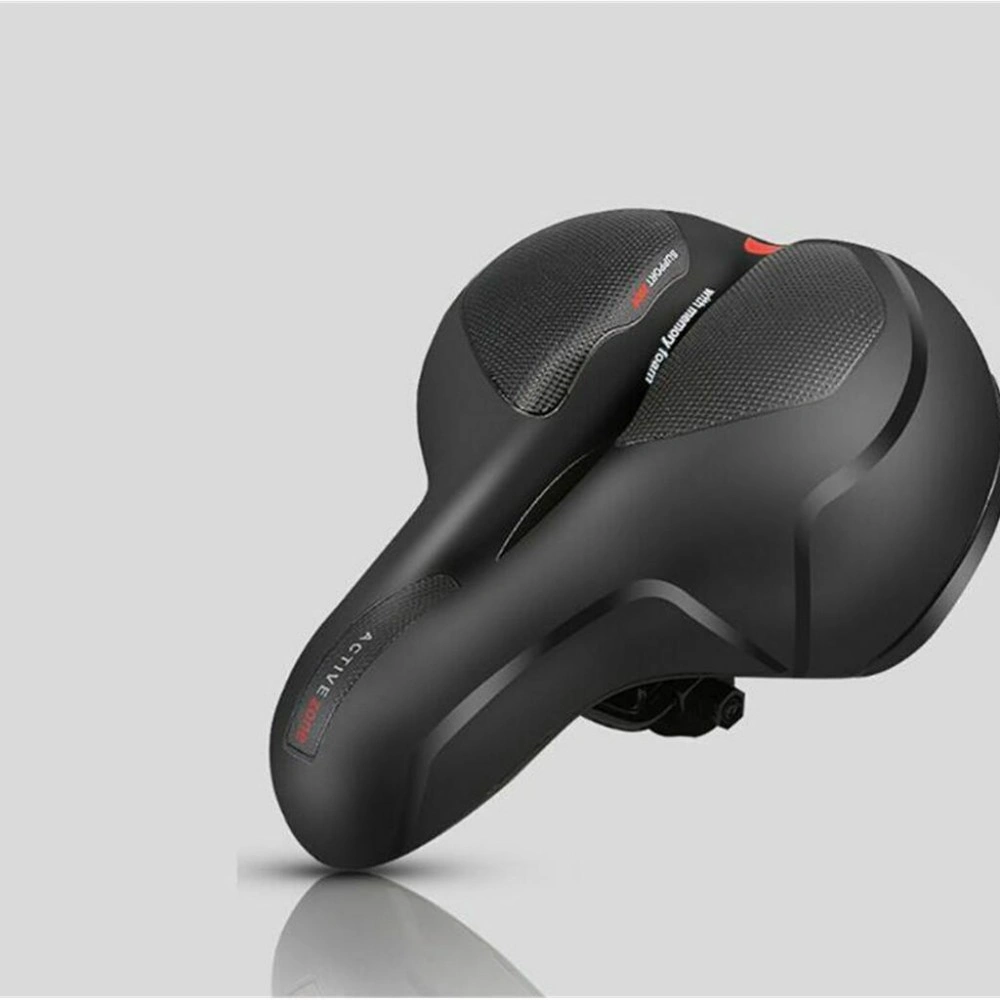Gel Bicycle Saddle Seat - Comfortable Padded Touring Bike Seat for Men Women view 3