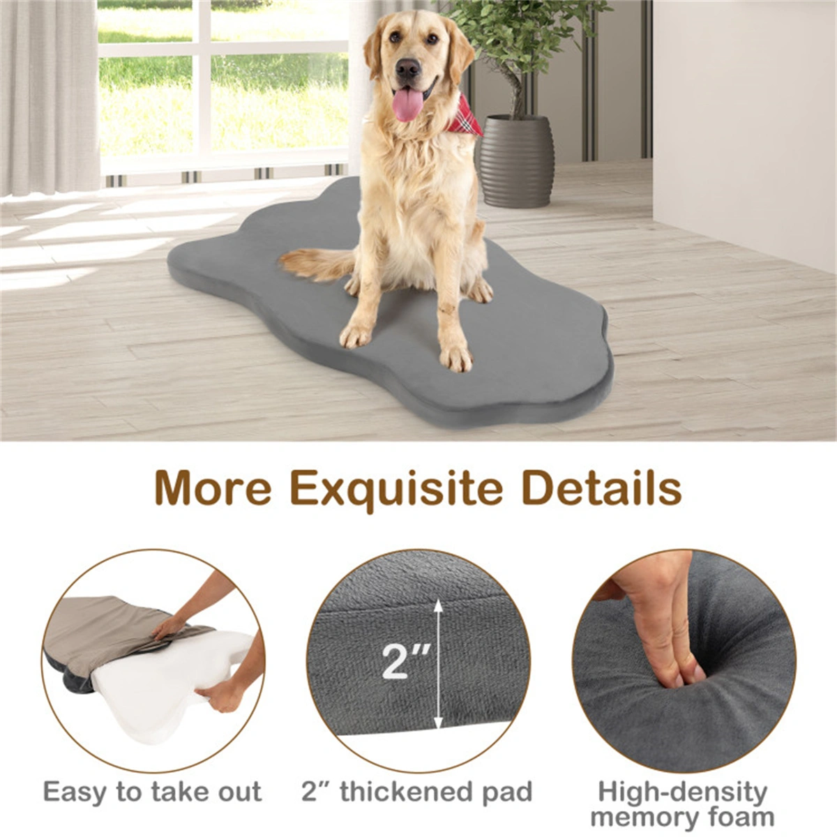 43 " Orthopedic Dog Bed for Large Dogs ﻿ view 6