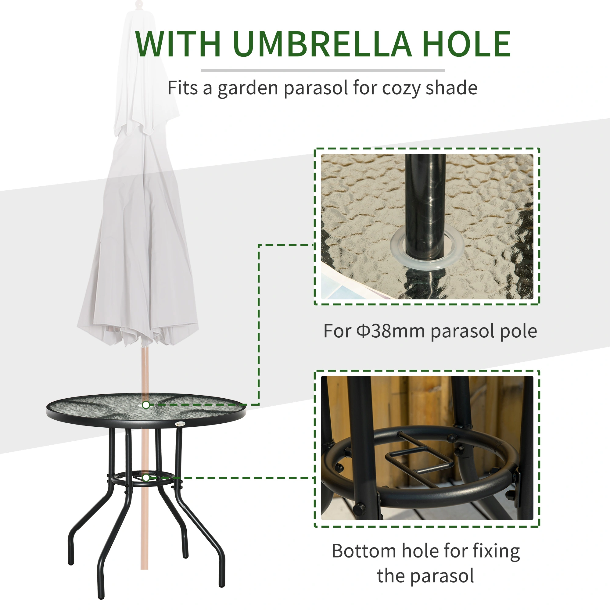 Portable Camping Table with Built-in Sink, Collapsible Outdoor Dining Table for Camping, Travel & Picnic view 2