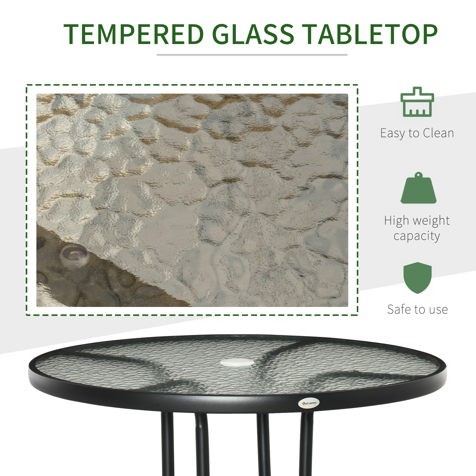 Portable Camping Table with Built-in Sink, Collapsible Outdoor Dining Table for Camping, Travel & Picnic view 3