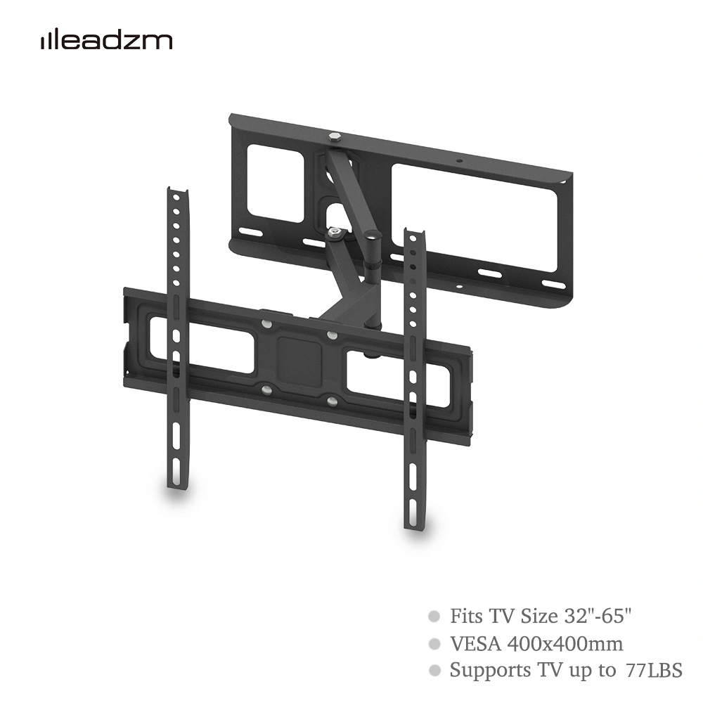 Tmdd-102 Single Pendulum TV Stand for 32-60 Inch TVs 35kg Load Vesa 400x400 ±10° Tilt Large Base view 2