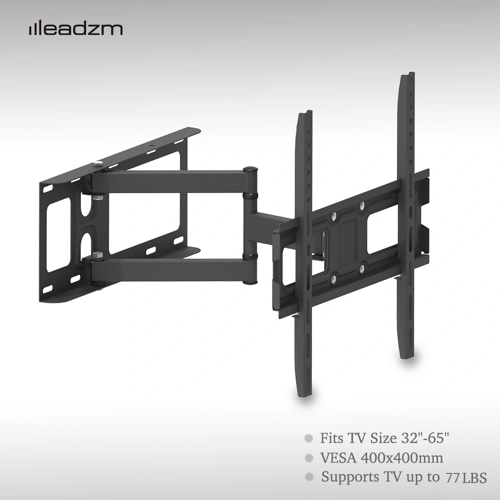 Tmdd-102 Single Pendulum TV Stand for 32-60 Inch TVs 35kg Load Vesa 400x400 ±10° Tilt Large Base view 3