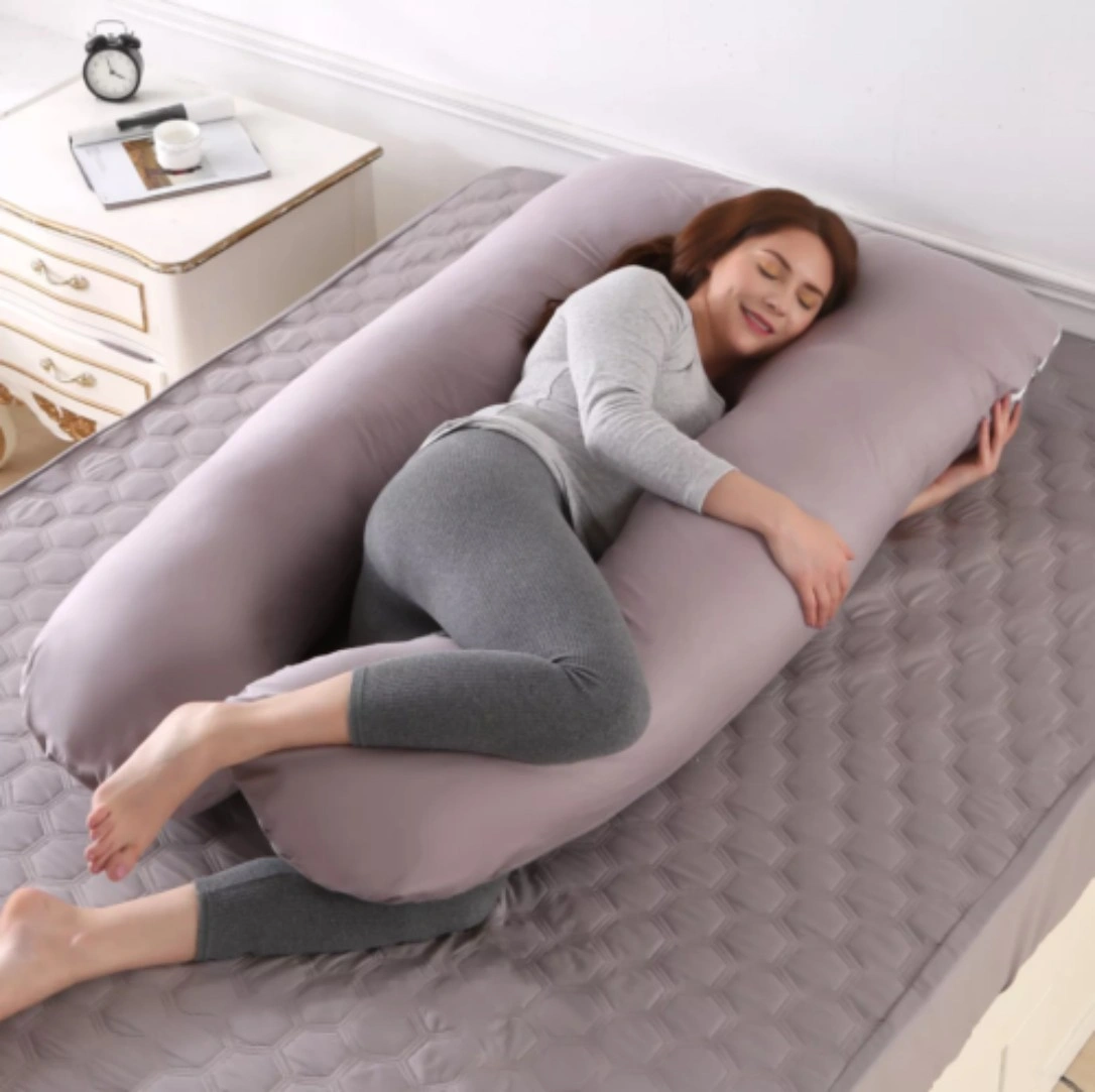 U Shaped Pregnancy Pillow, Maternity Body Pillow Support for Back, Hips, Legs & Belly - Comfortable Sleeping Cushion for Pregnant Women view 2