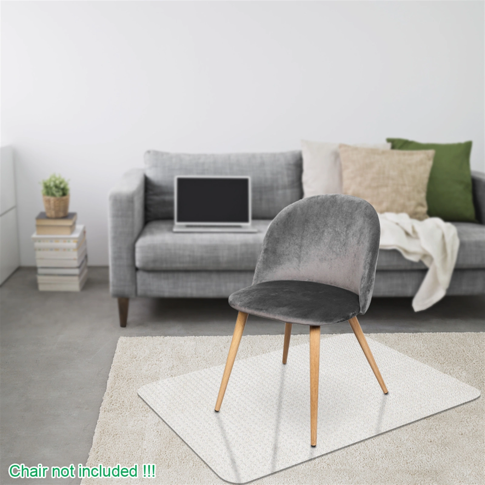 Transparent PVC Floor Protection Mat - Rectangle Chair Mat for Home Office view 22