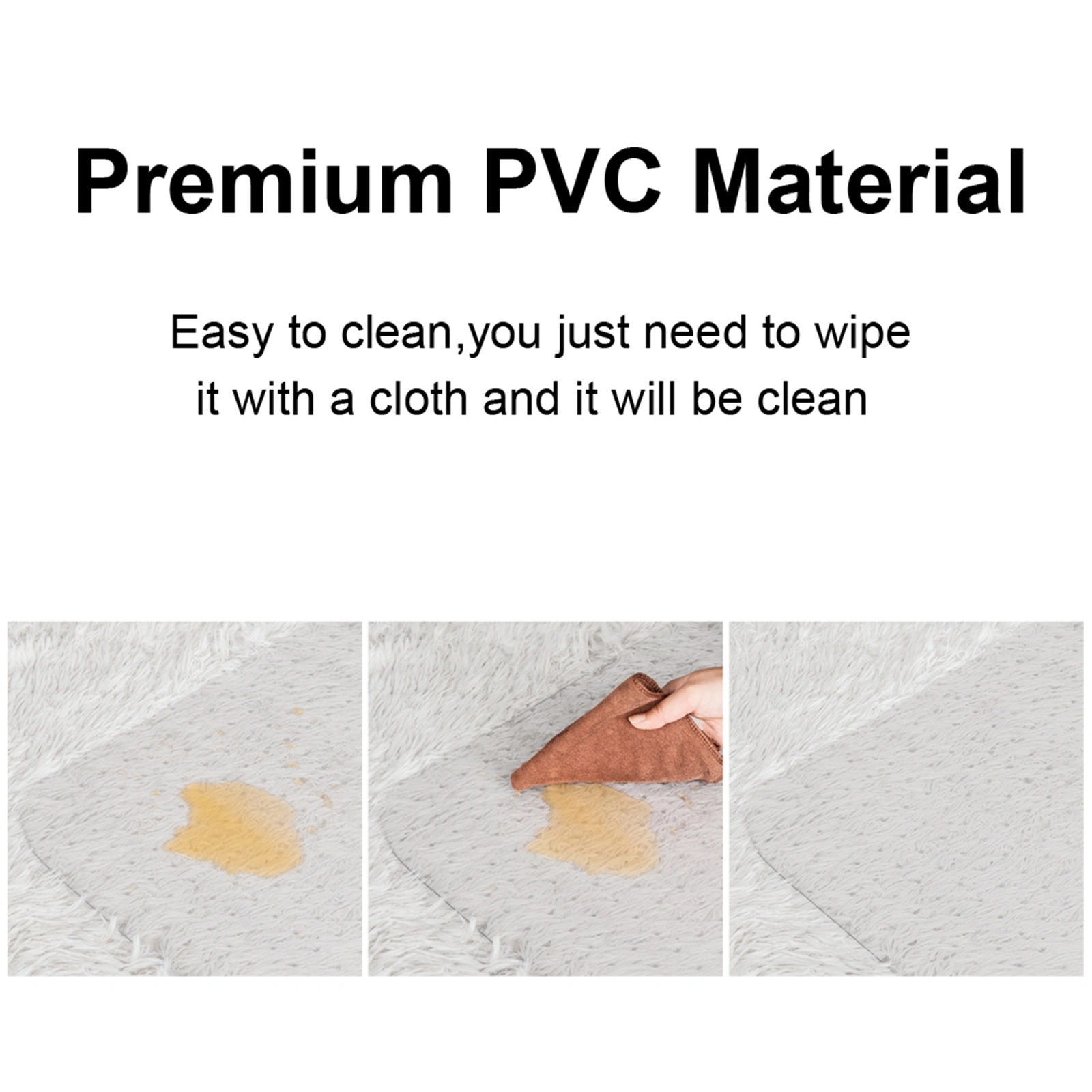 Transparent PVC Floor Protection Mat - Rectangle Chair Mat for Home Office view 23