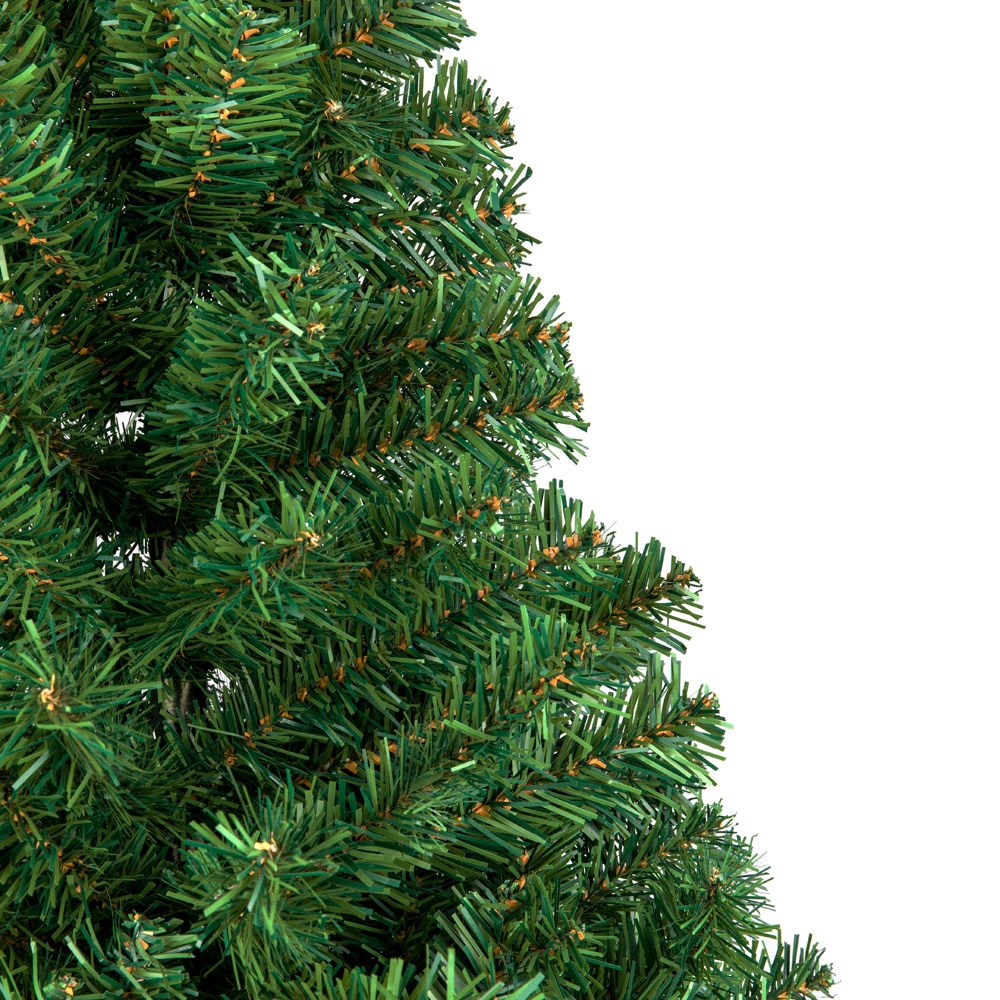 8FT Artificial Christmas Tree with 1138 Dense Branches Full Fullness Pre-lit Indoor Outdoor Holiday Decor view 3