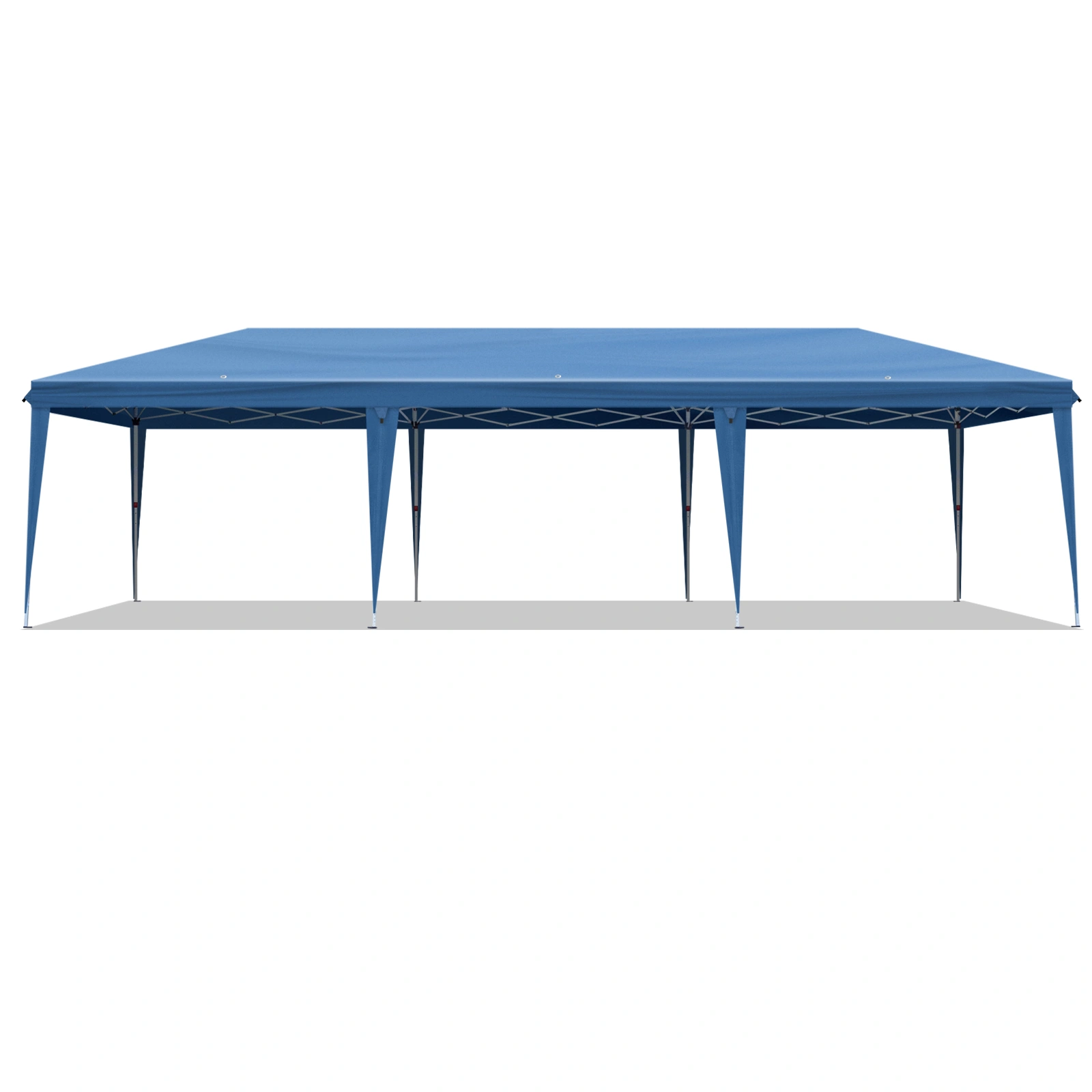10x30ft Outdoor Pop Up Canopy, Portable Instant Canopy Tent with 8 Sidewalls for Outdoor Events Party Wedding Birthday Graduation, Blue view 6
