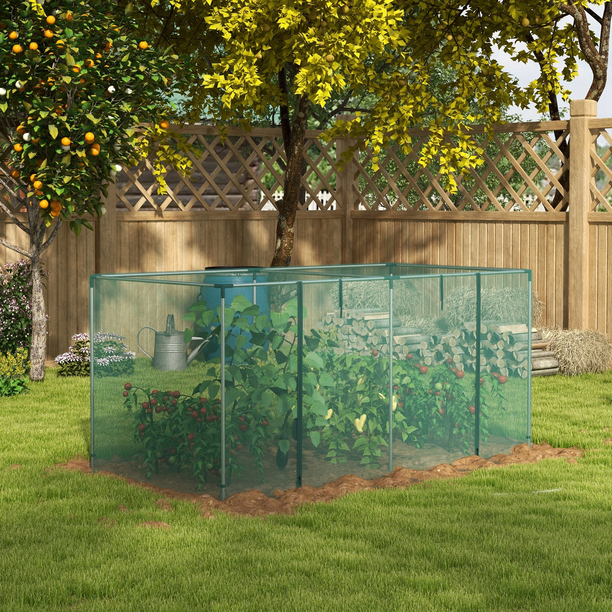Mini Greenhouse Plant Tent - 4-Tier Portable Growing Shelter with Transparent Windows, Weather-Resistant Fabric for Indoor Outdoor Use