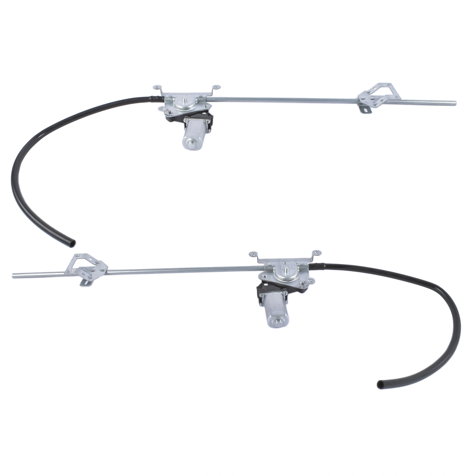 2Pcs Front Driver and Passenger Power Window Regulator with Motor Fit for Freightliner FLD112 120 132 view 6