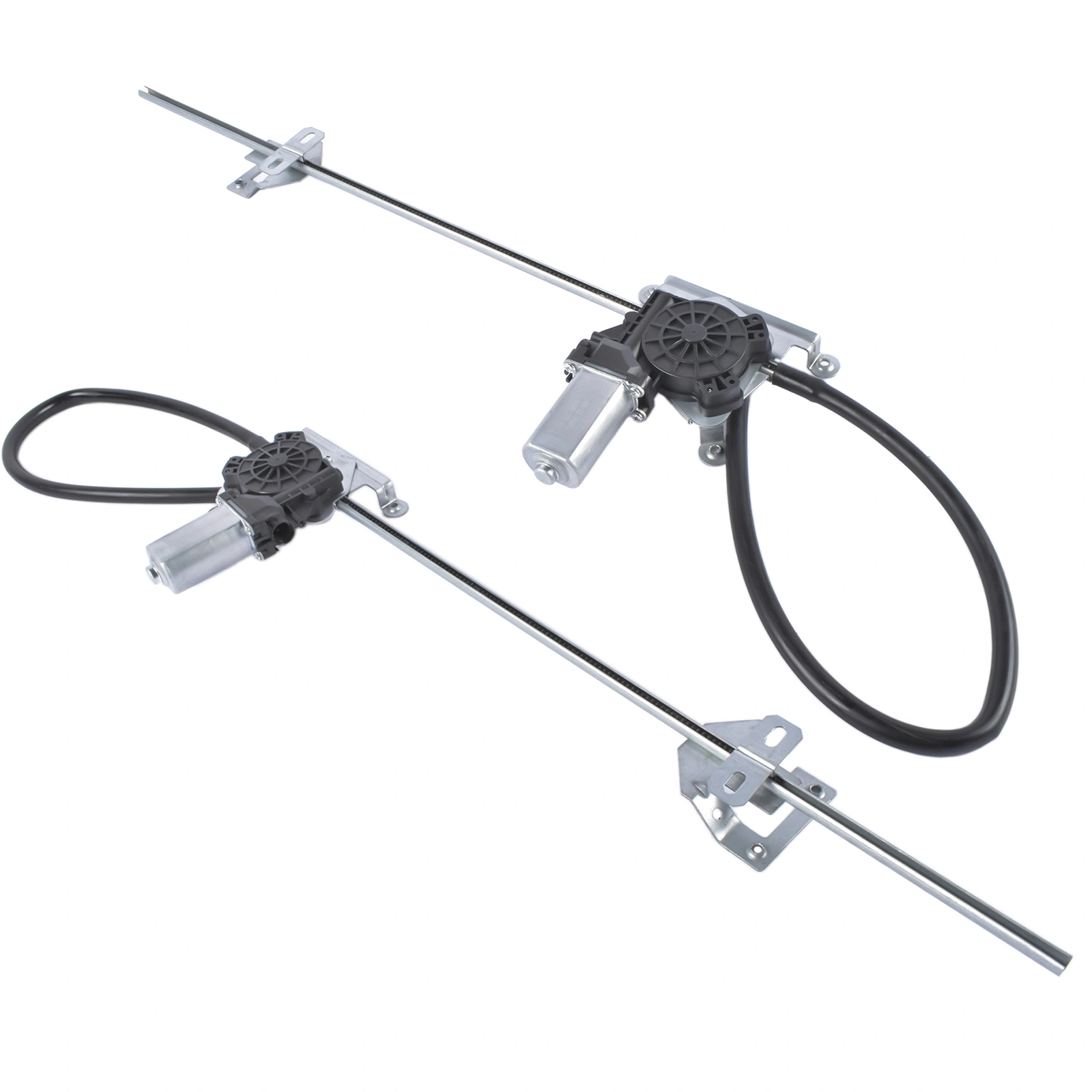 2Pcs Front Driver and Passenger Power Window Regulator with Motor Fit for Freightliner FLD112 120 132 view 7