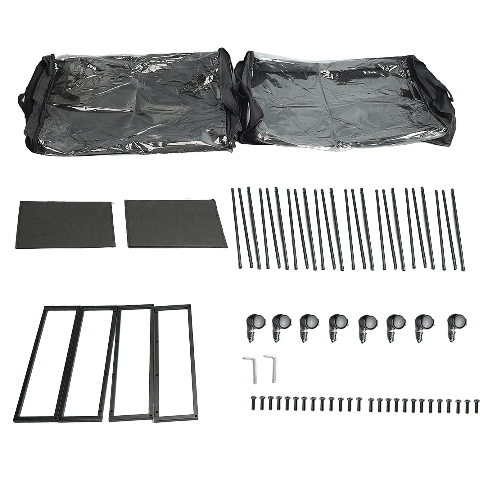 Large Capacity Under Bed Storage Bins with Wheels, Dust-Proof Rolling Organizers for Bedroom Closets - Easy Assembly view 3