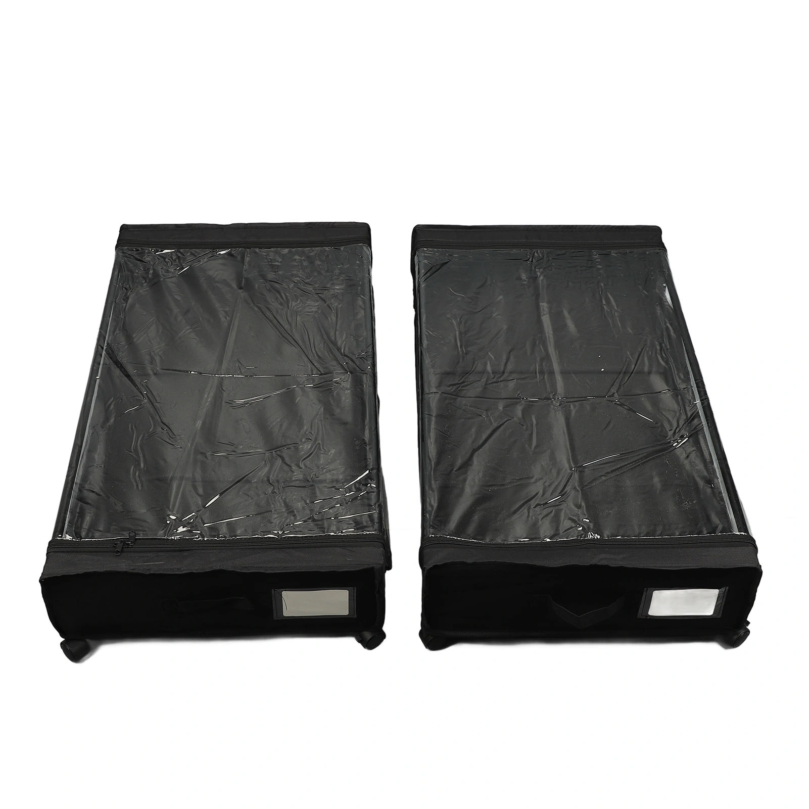 Large Capacity Under Bed Storage Bins with Wheels, Dust-Proof Rolling Organizers for Bedroom Closets - Easy Assembly view 5