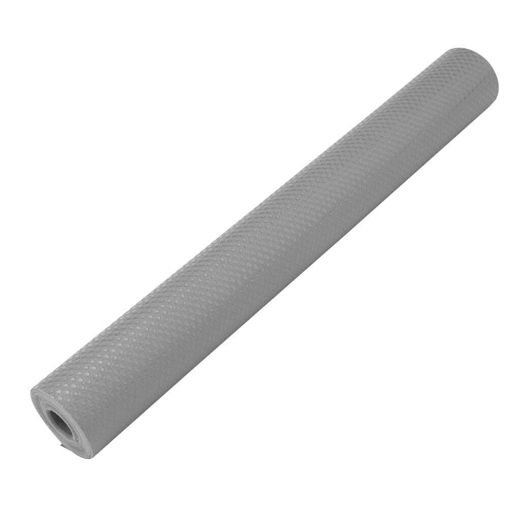45cm x 500cm Non-Slip Waterproof Drawer Shelf Liner Mat Roll - Grey, UK view 2