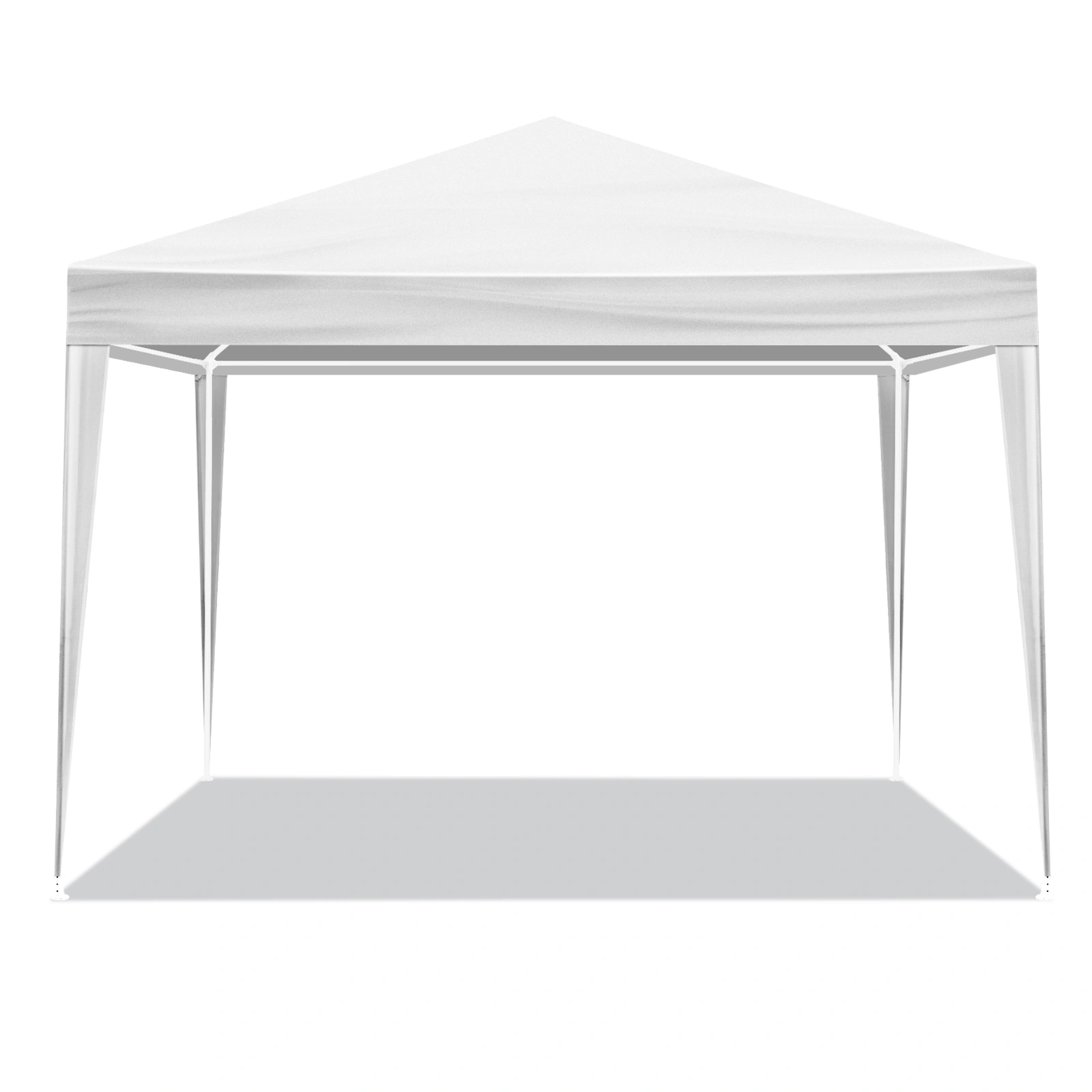 3x3m Portable Waterproof Tent Four Sides Outdoor Camping Home Use with Spiral Tubes Frame White view 3