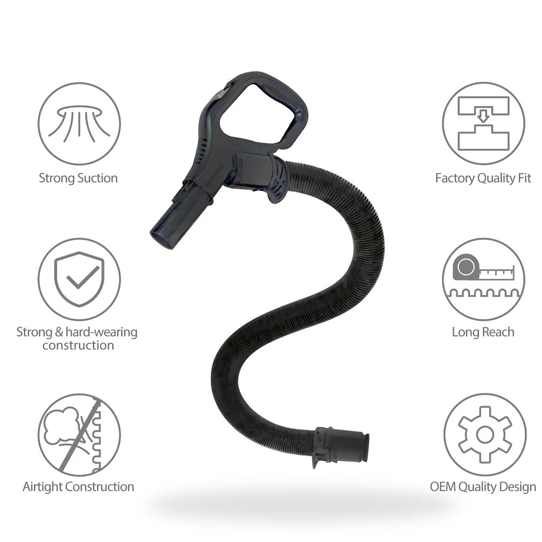 Replacement Vacuum Hose for Shark NV602UK NV612UK NV702UK - Quick Release Cleaning Accessory view 2