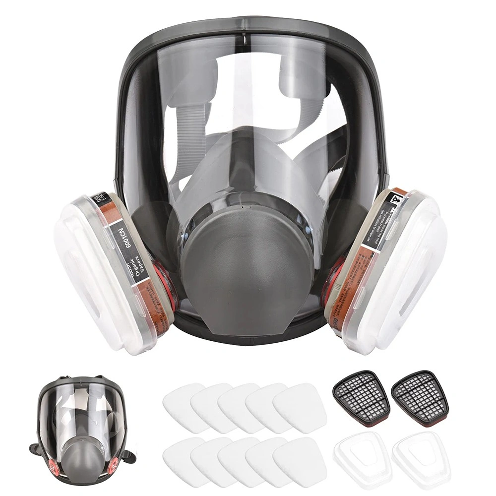 6800 Full Face Gas Mask, 15-in-1 Chemical Vapor Respirator with 95% Filter for Paint Spray & Industrial Use view 4