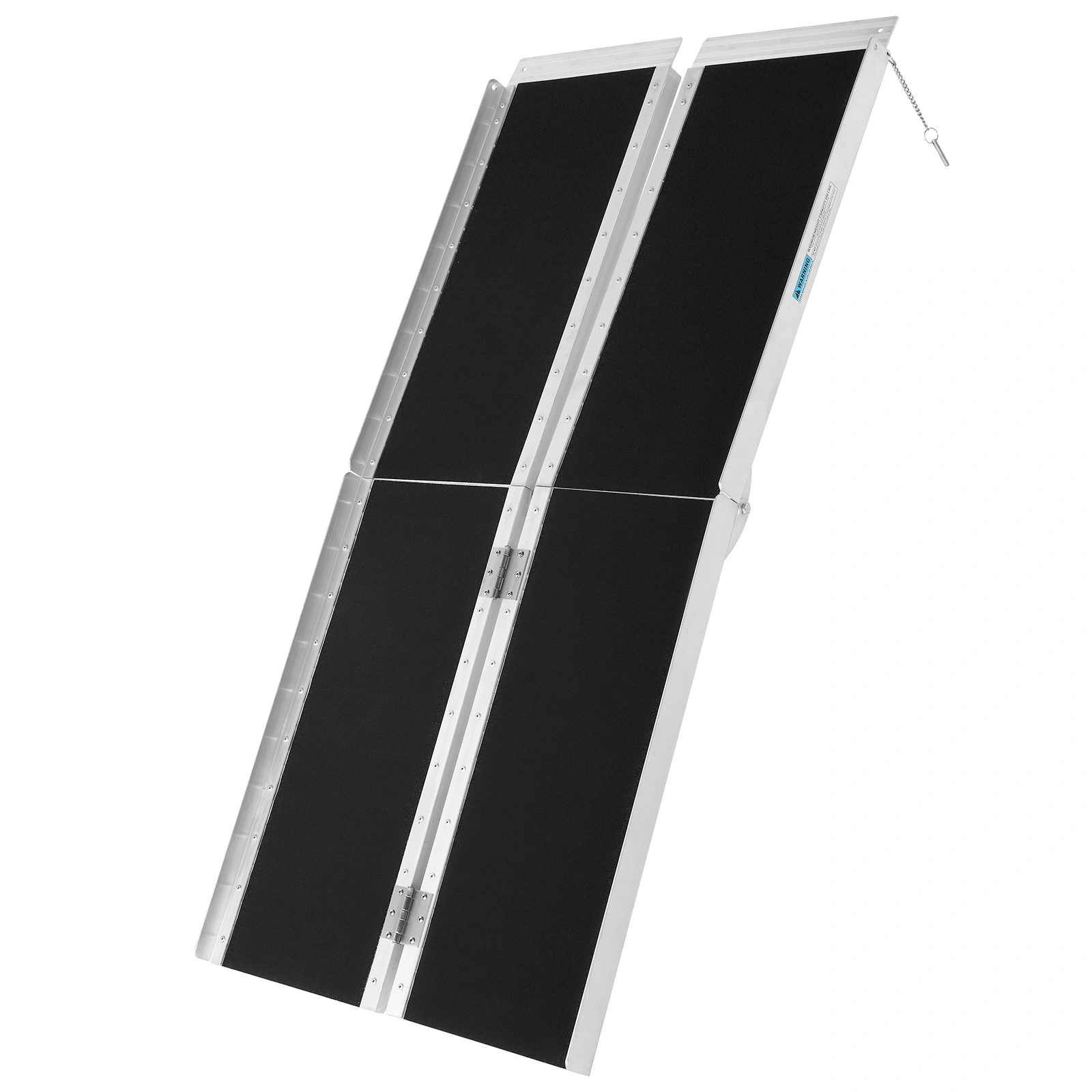 5FT Non-Skid Folding Aluminum Wheelchair Ramp for Home Steps, Holds Up to 600 lbs, Portable Scooter Mobility Ramp with Handle view 15