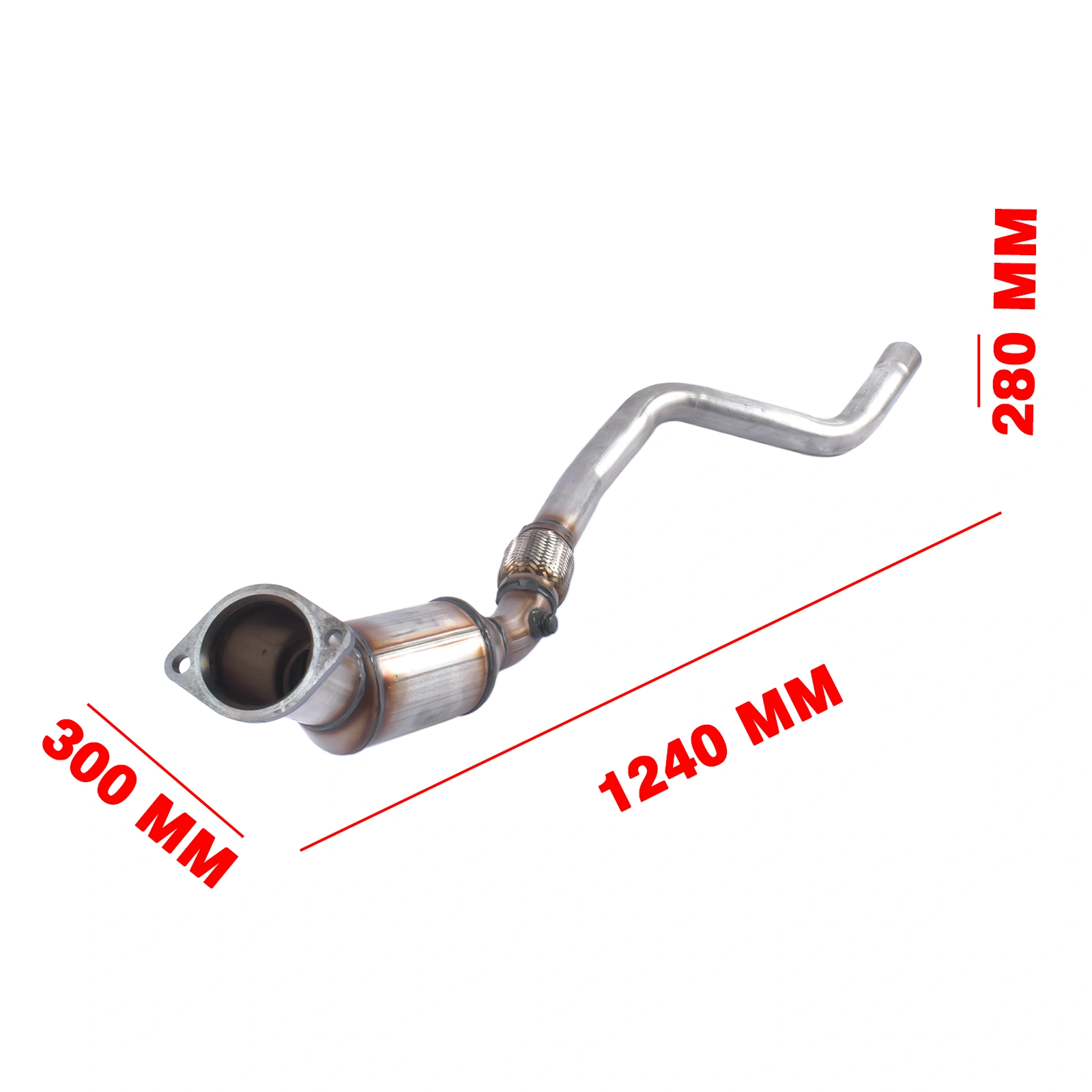 Left & Right Catalytic Converter Replacement for Chrysler 300 Dodge Magnum Charger 5.7L V8 RWD 2005-2007 view 10