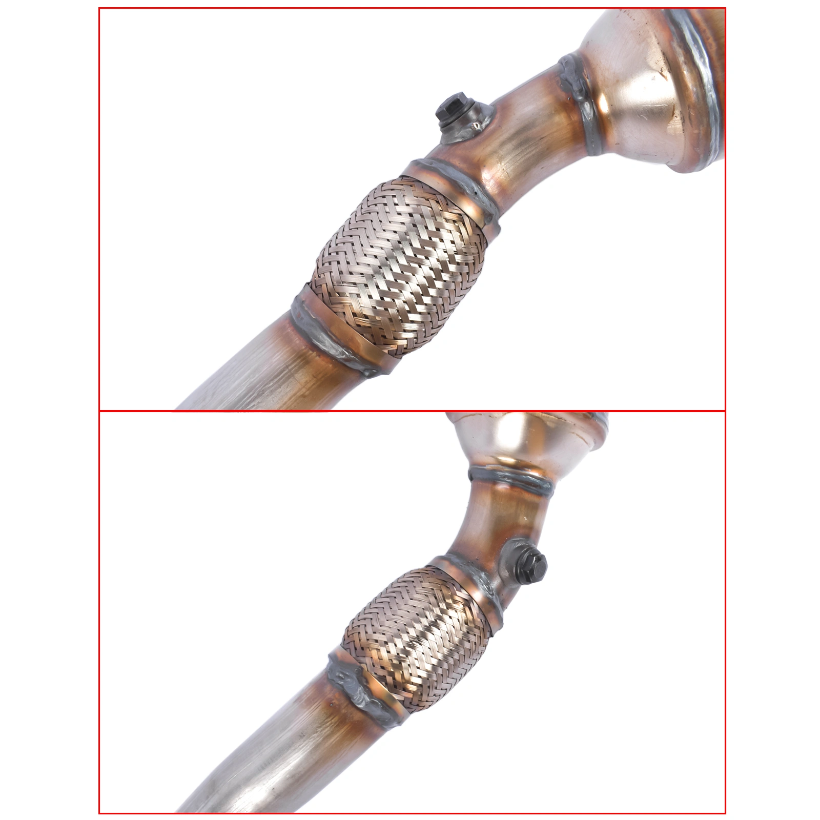 Left & Right Catalytic Converter Replacement for Chrysler 300 Dodge Magnum Charger 5.7L V8 RWD 2005-2007 view 12