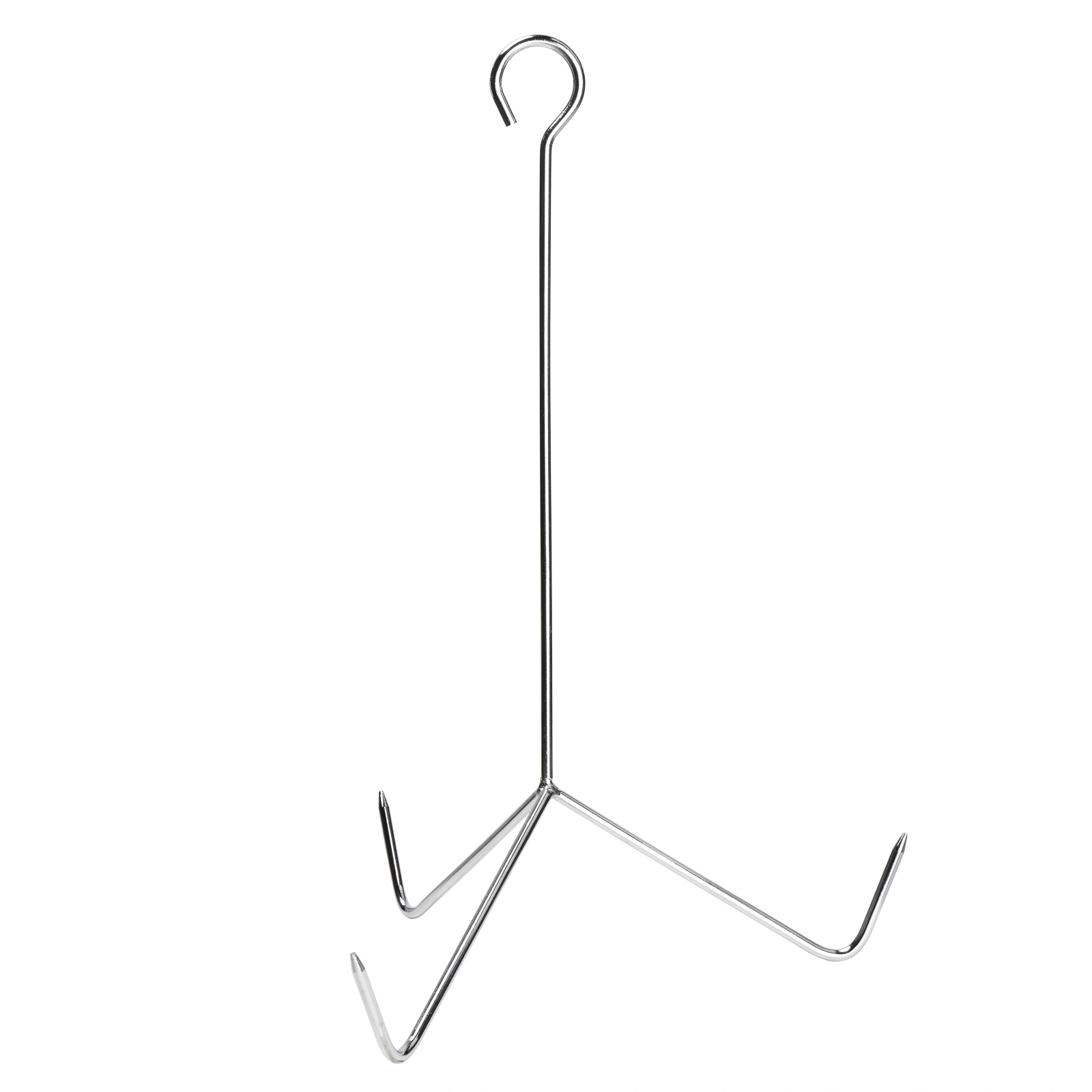 13x32in Round Tripod Stove Rack - Heavy Duty Iron Aluminum Fryer Stand Black & Silver Coated for Gas Fryer view 9