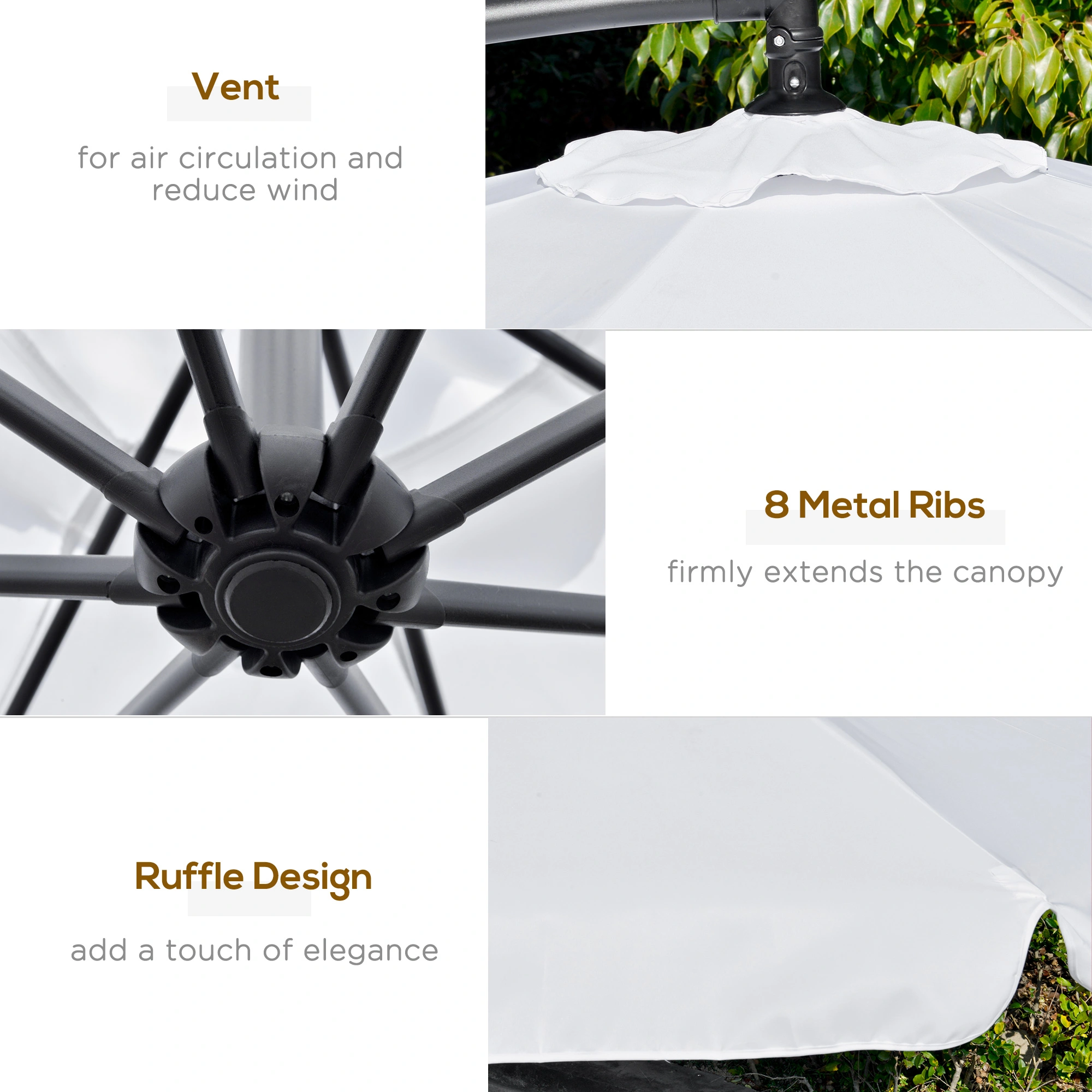 Wall Mounted Umbrella Rack - Indoor Outdoor Umbrella Holder, Durable Wall Mounted Organizer for Beach and Pool Umbrellas view 2