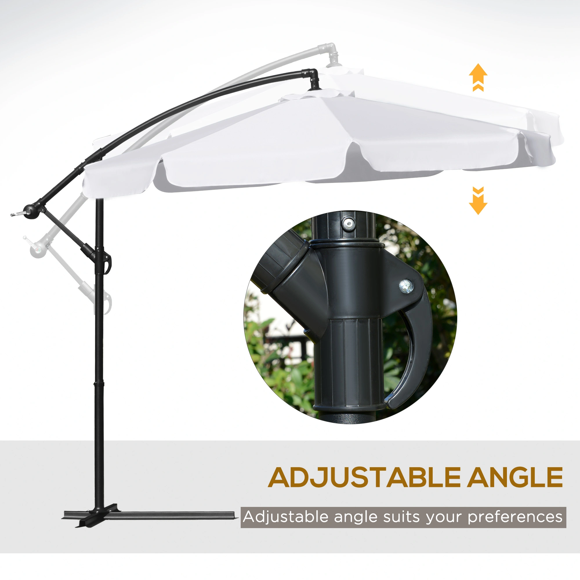 Wall Mounted Umbrella Rack - Indoor Outdoor Umbrella Holder, Durable Wall Mounted Organizer for Beach and Pool Umbrellas view 3