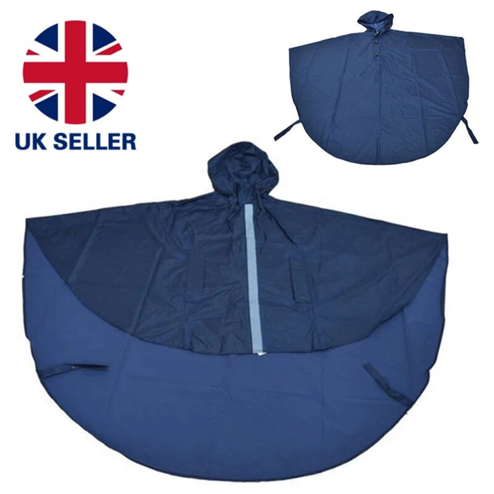Wheelchair Waterproof Poncho Rain Cover With Hood Disability Aid Rain Mac Coat view 3