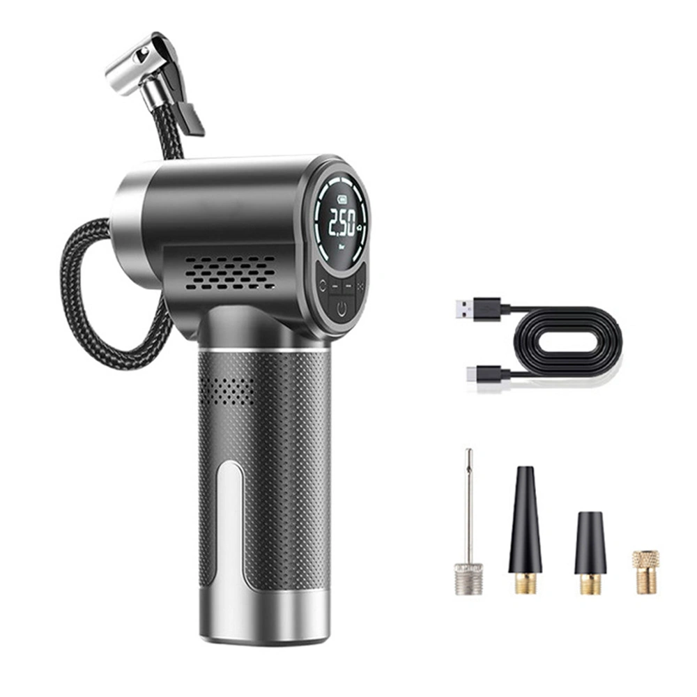 150PSI Handheld Wireless Air Compressor Portable Tire Inflator Pump with Digital Display & LED Light for Cars/Motorcycles/Bicycles/Balls