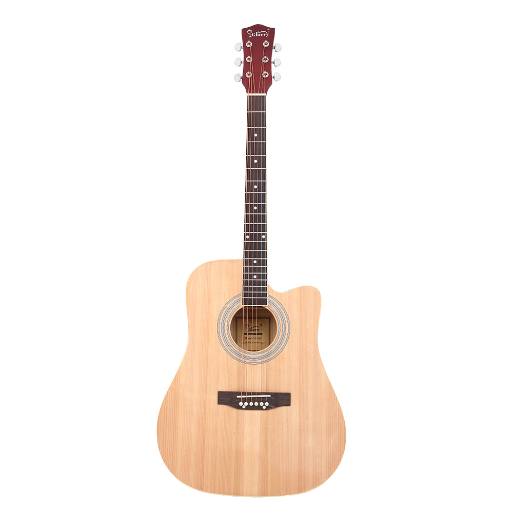 GT502 41 Inch Folk Guitar Hard Case, Spruce Panel, Matte Edging, Burlywood Finish, Includes Shield & Wrench