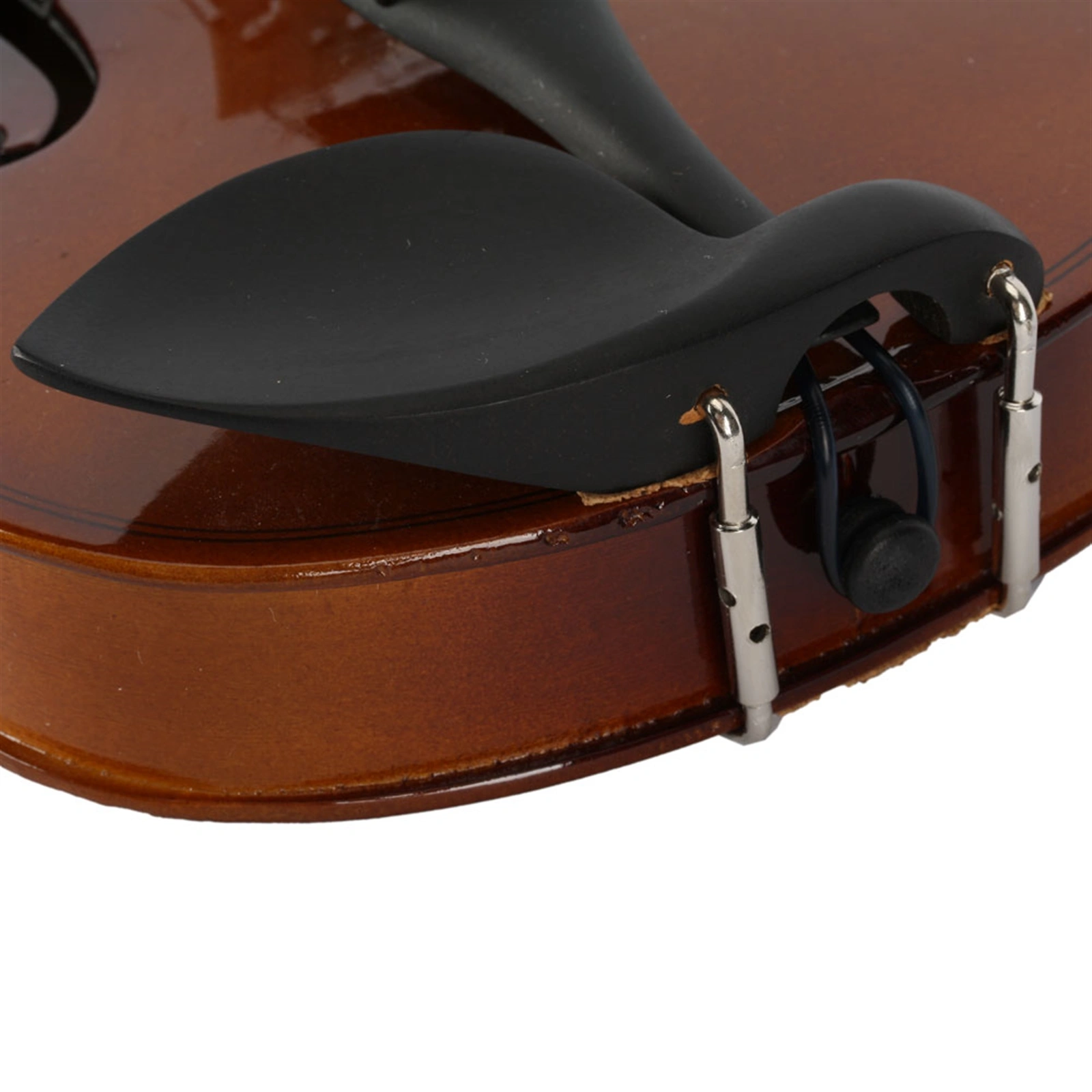 New 1/4 Acoustic Violin Case Bow Rosin Natural view 6