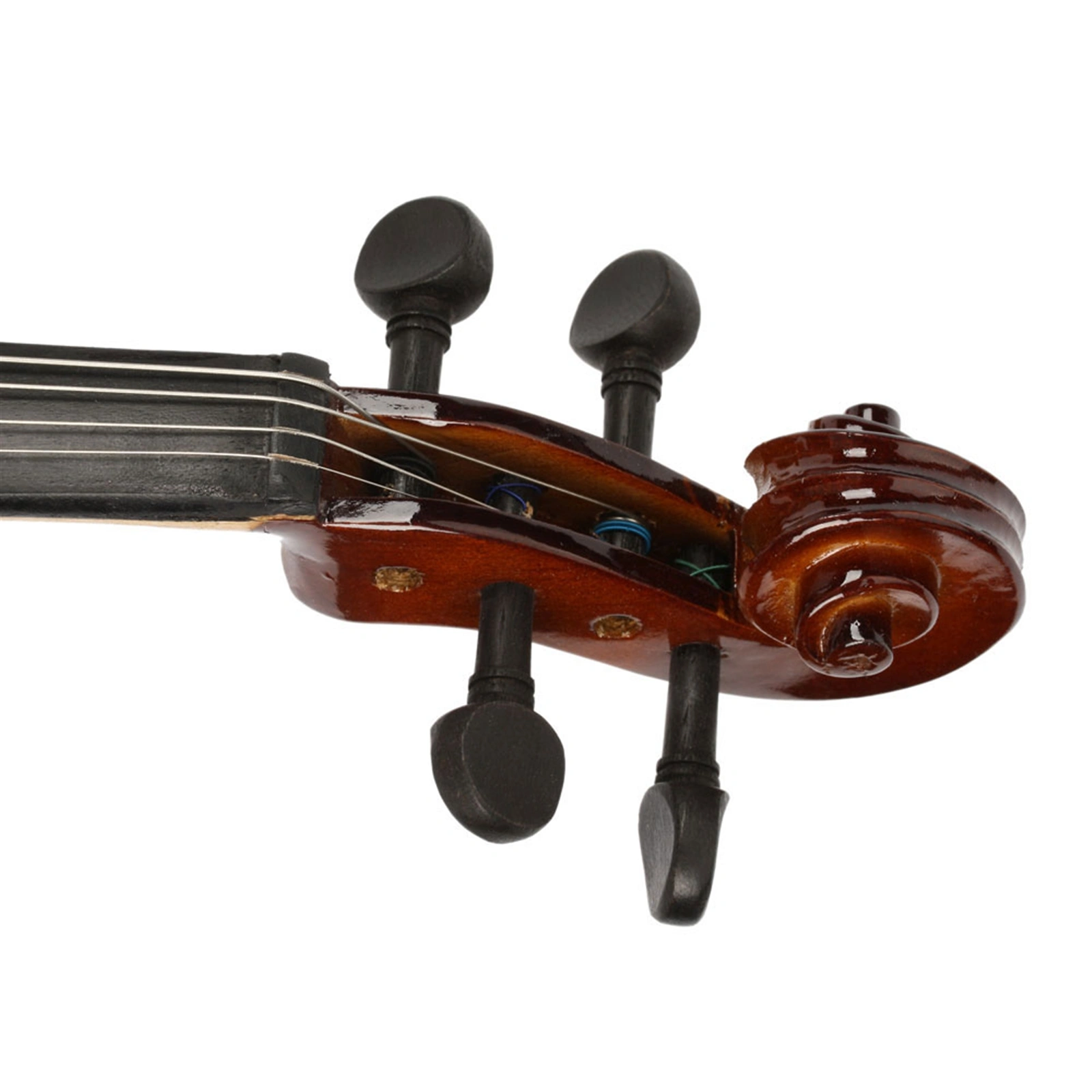 New 1/4 Acoustic Violin Case Bow Rosin Natural view 8
