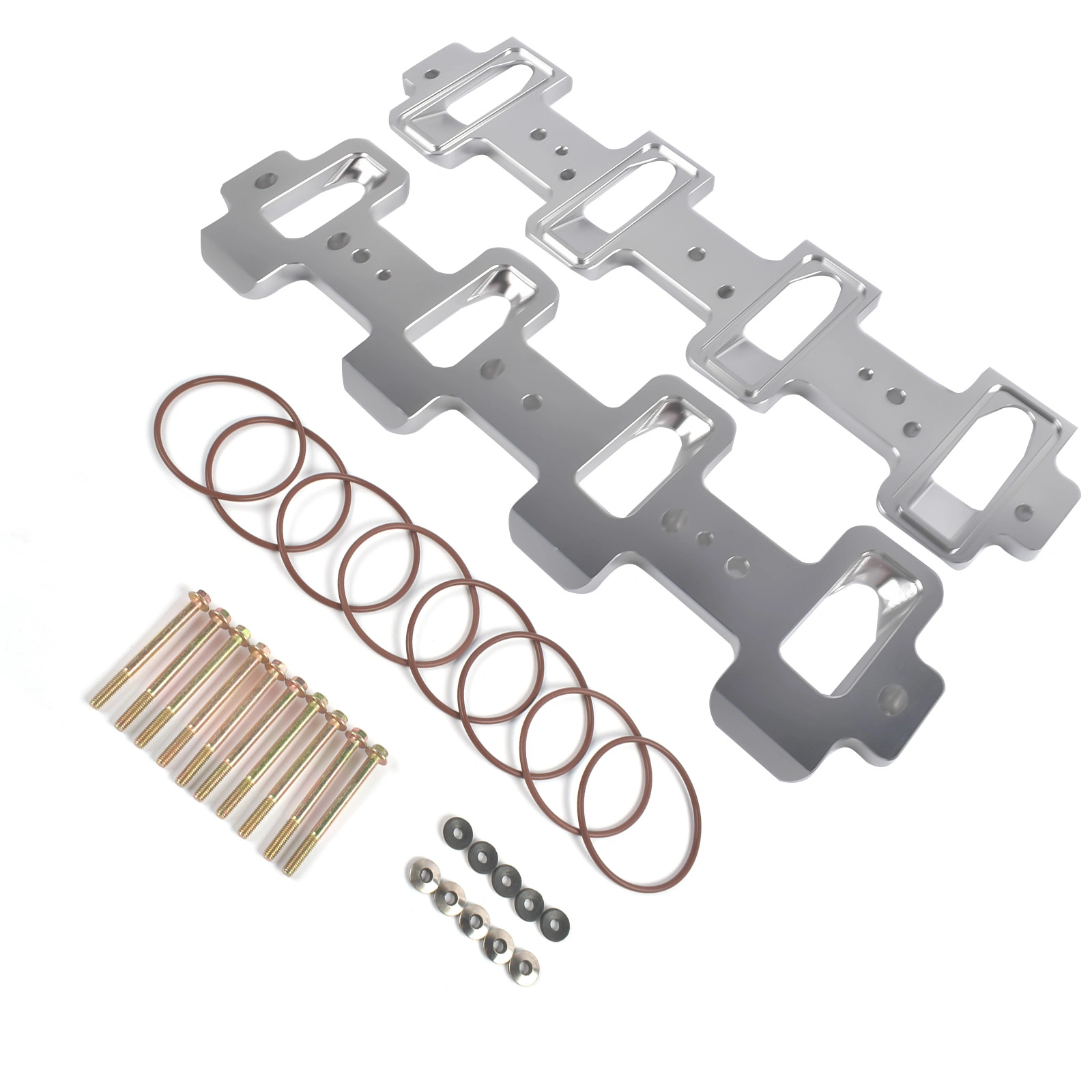 LS Cathedral Port to Rectangle Port Intake Manifold Adapters - Corvette Camaro SS Pontiac G8 GXP - 551316 view 7