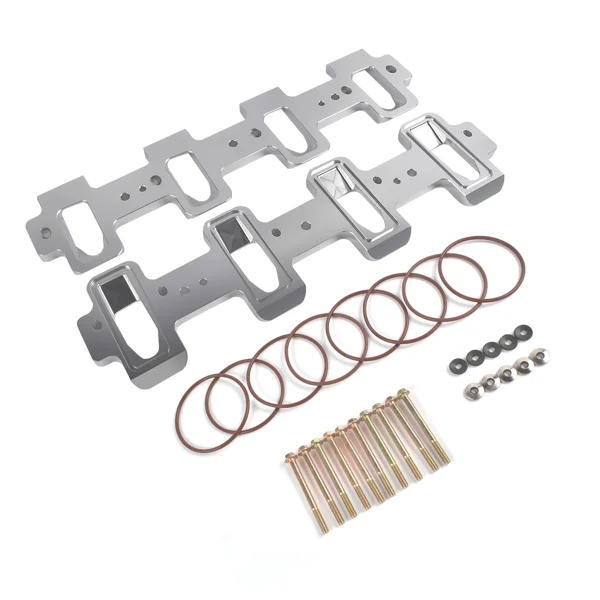 Intake Manifold Adapters Fit for LS Cathedral Port Cylinder Head to Rectangle Port Chevrolet Corvette Camaro SS Pontiac G8 GXP 551316 view 2