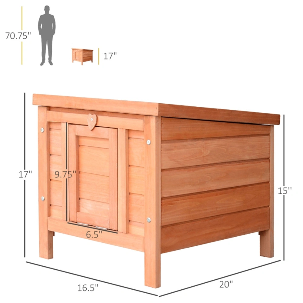 Natural Pet Dog House Indoor Outdoor - Portable Kennel Shelter view 3